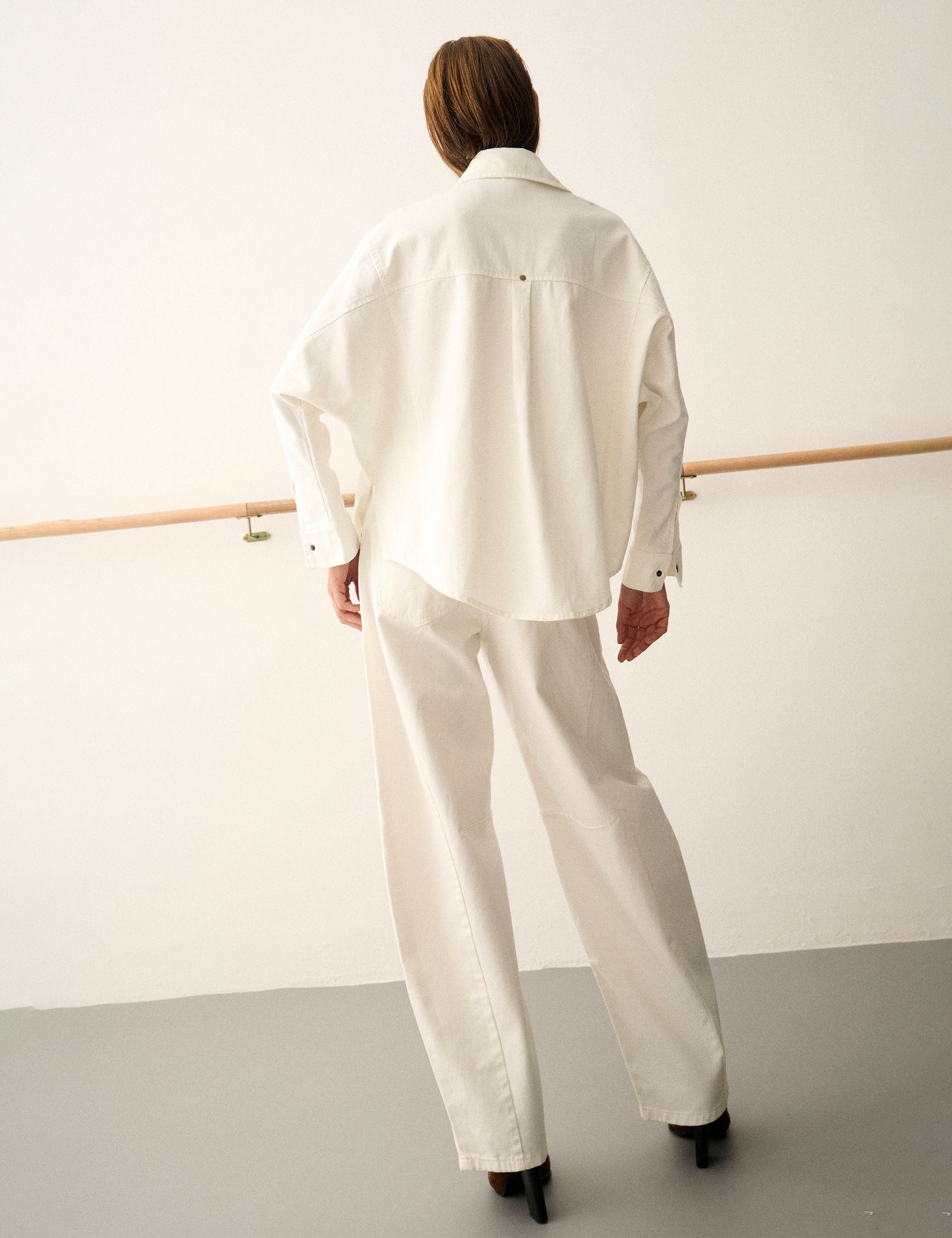 Camisa Kelia Denim Off White