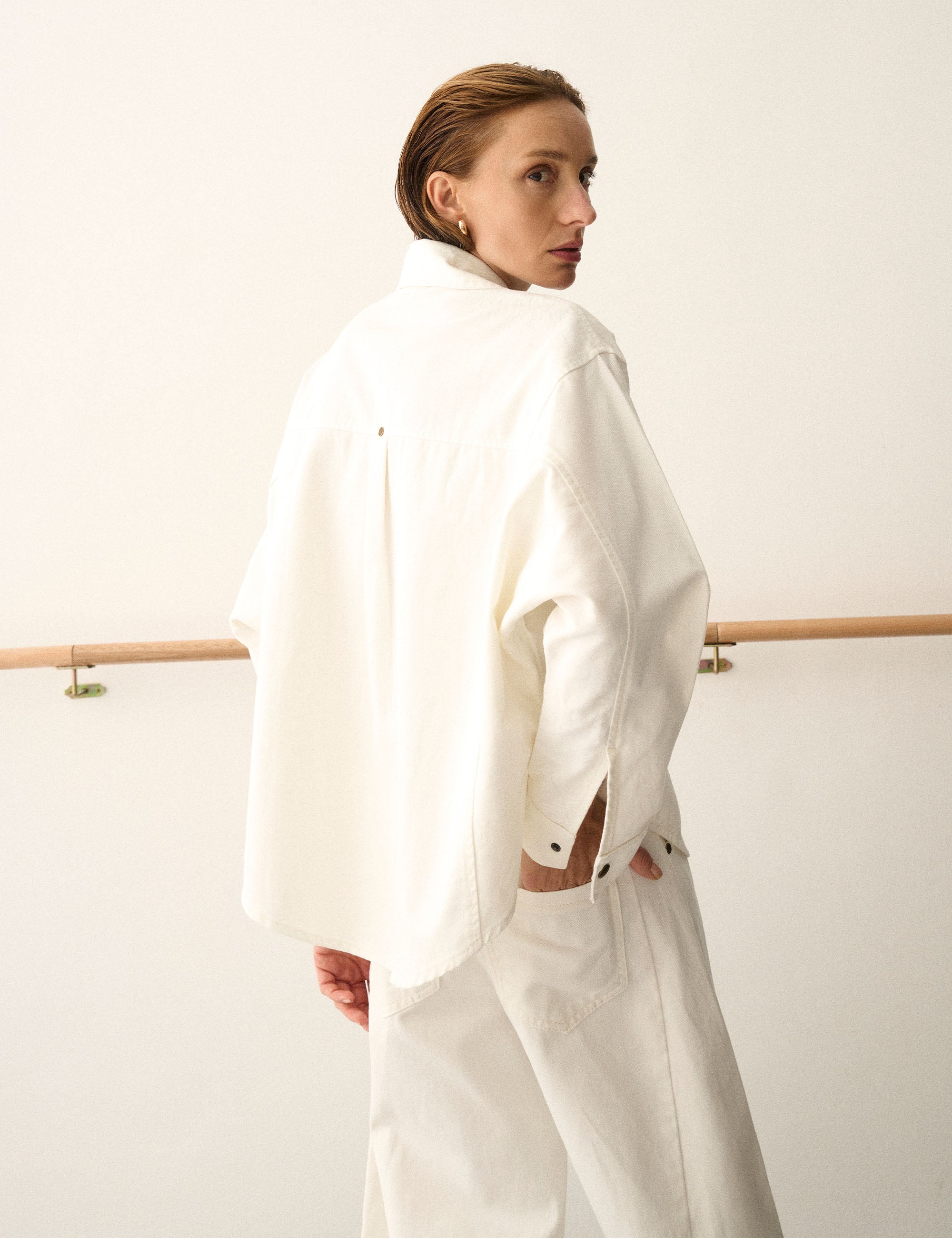 Camisa Kelia Denim Off White