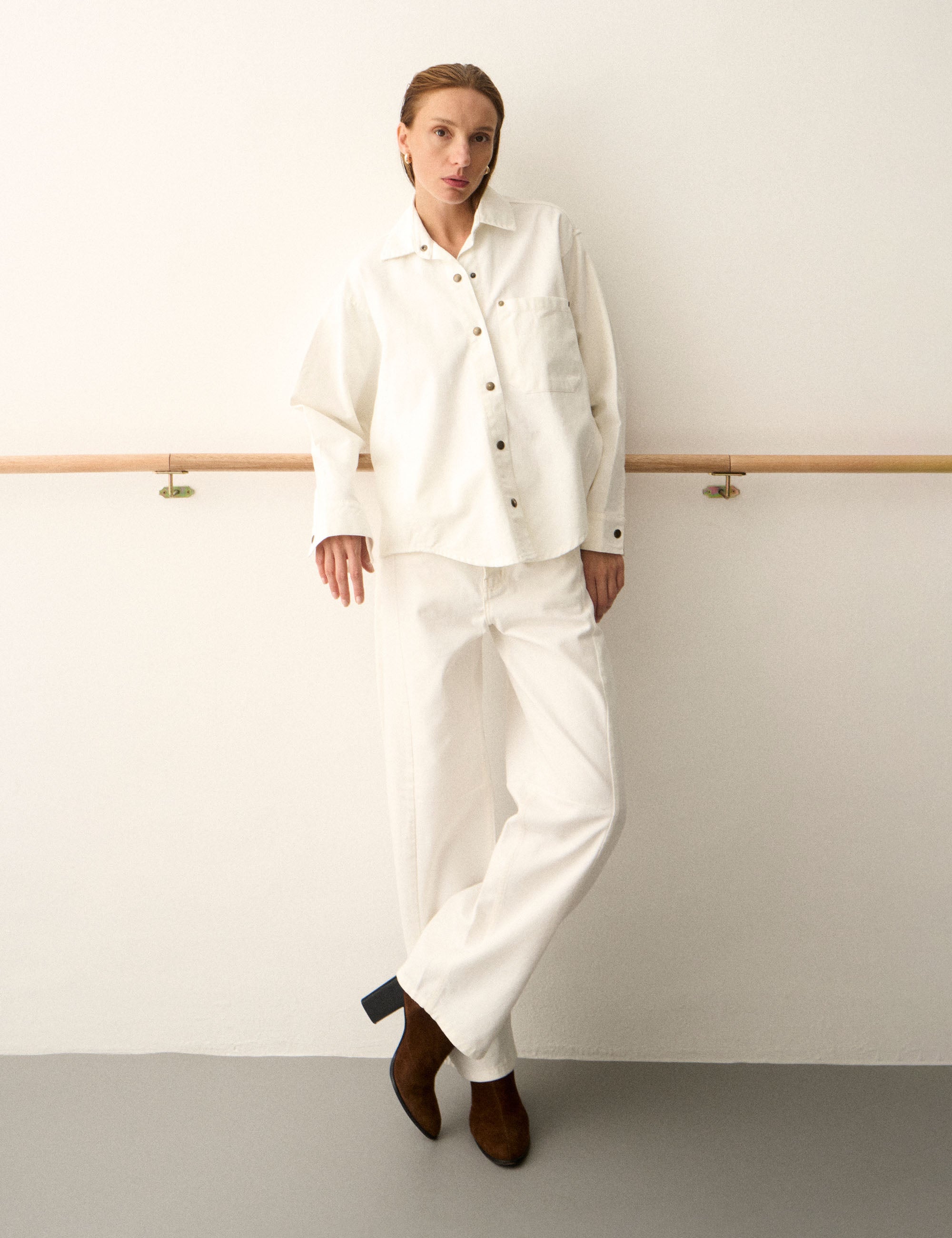 Camisa Kelia Denim Off White