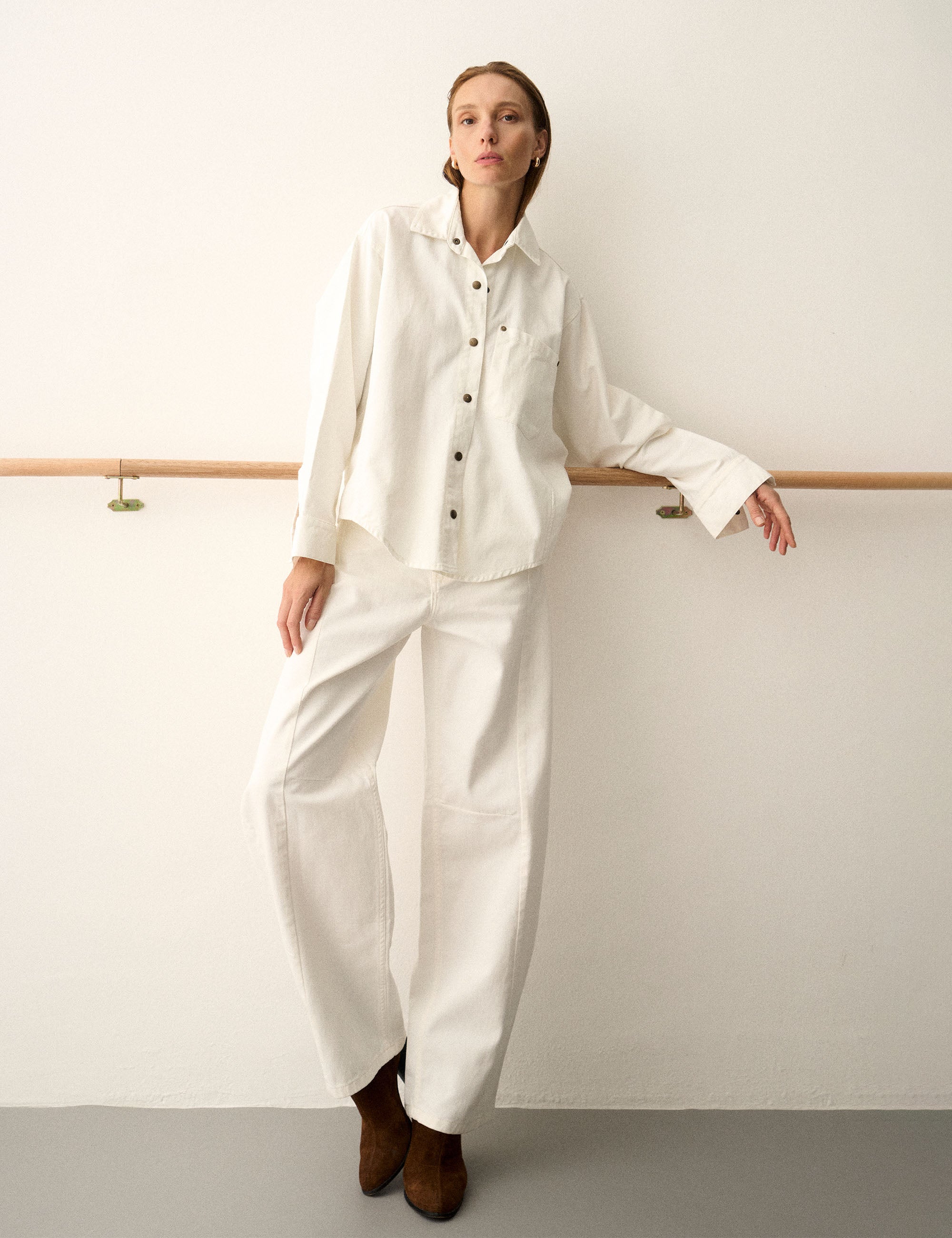 Camisa Kelia Denim Off White
