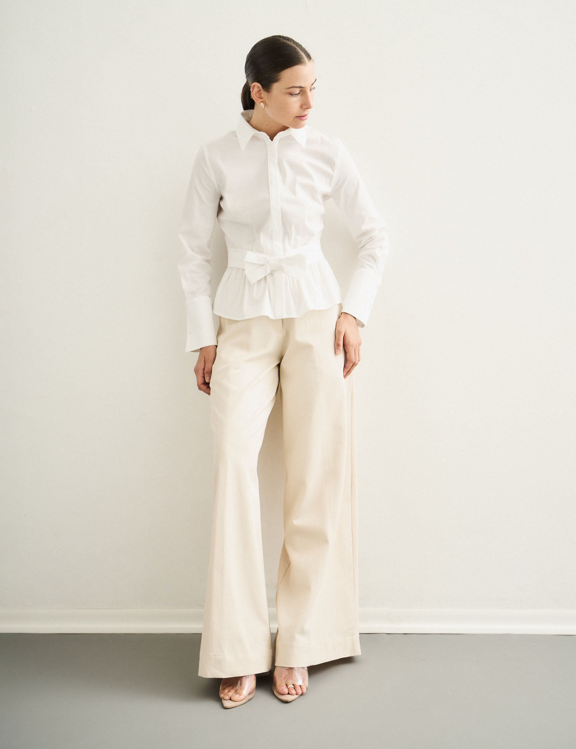 Camisa Tricoline Branco