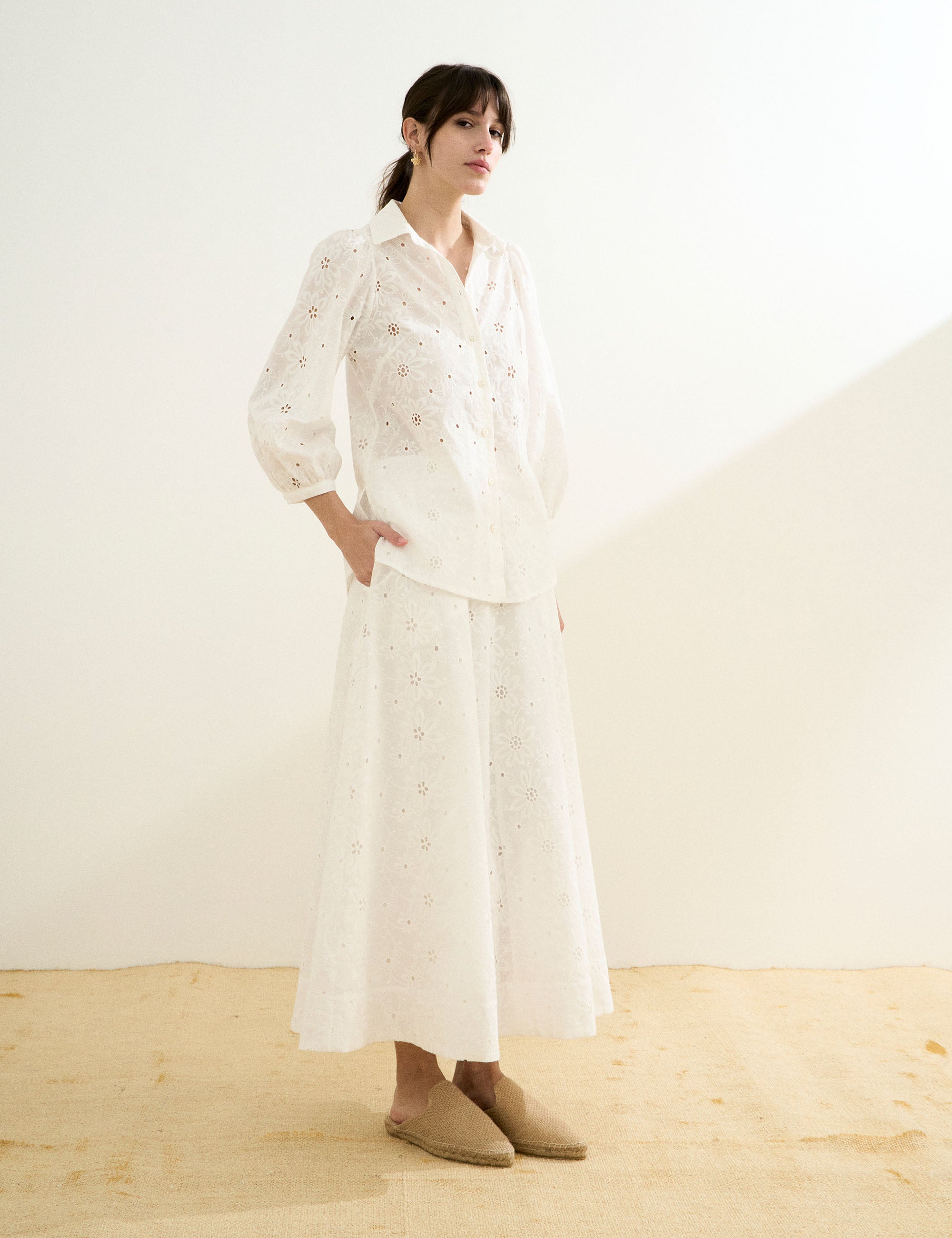 Camisa Leslie Laise Off White