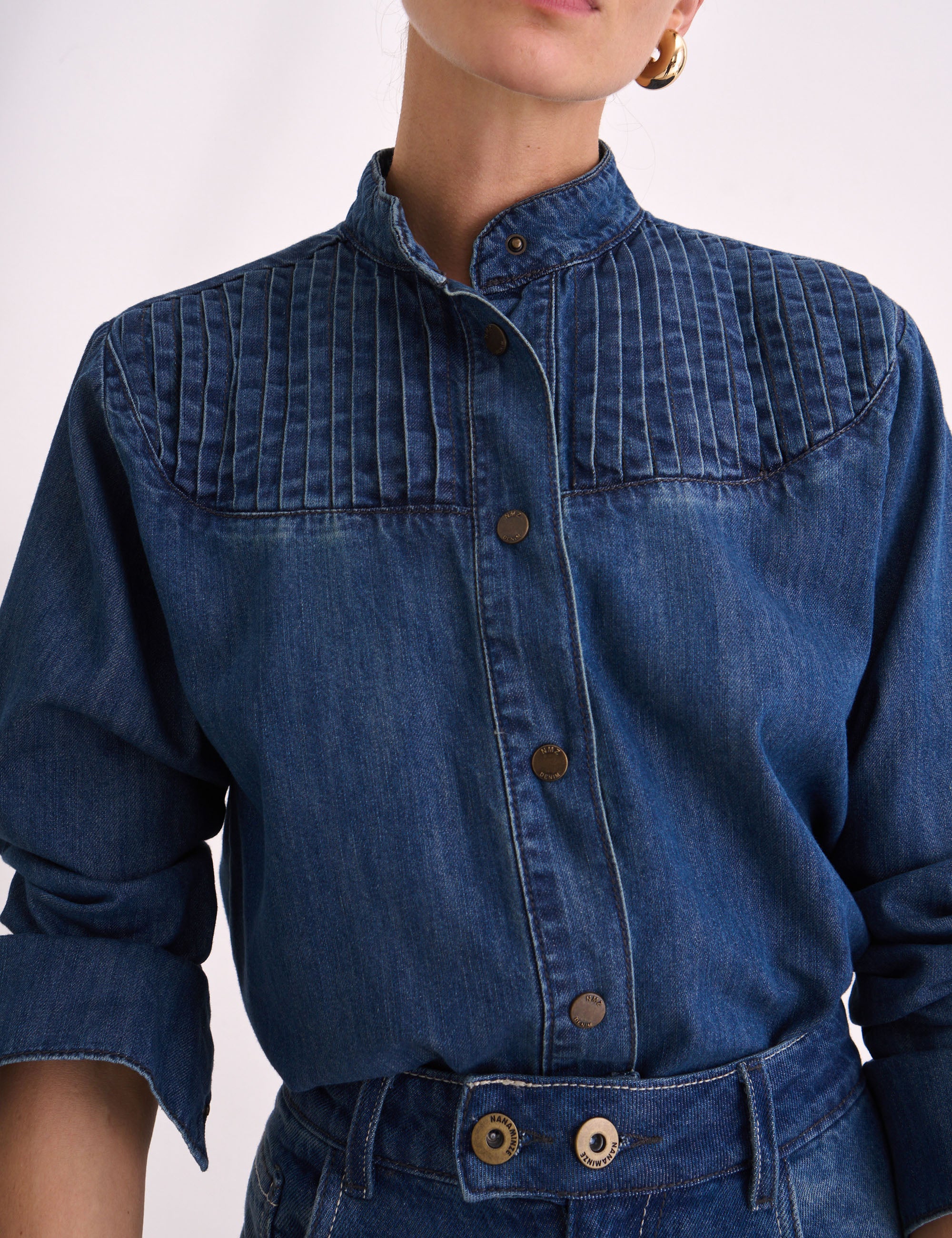 Camisa Lia Denim Escuro