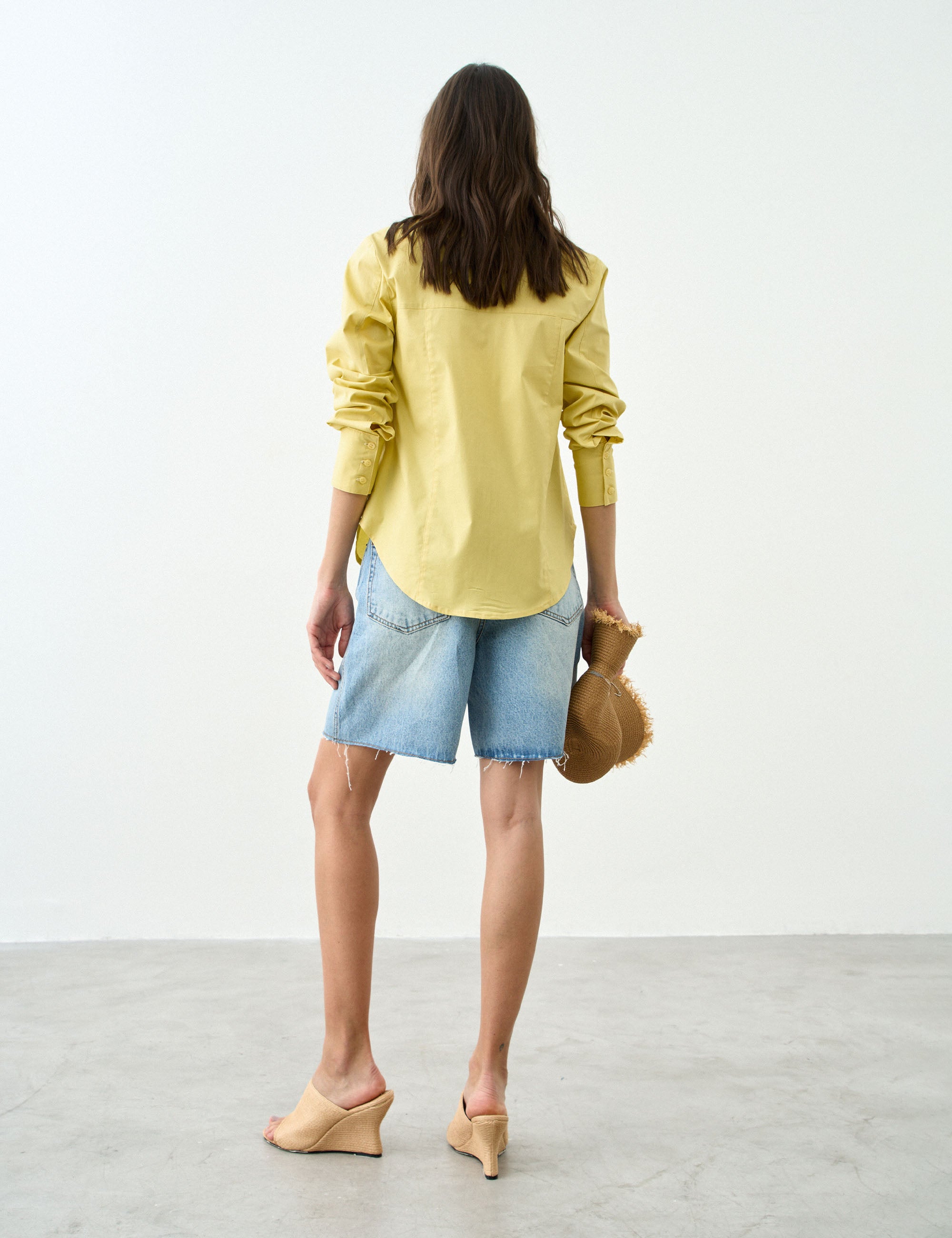 Camisa Milano Tricoline Amarelo