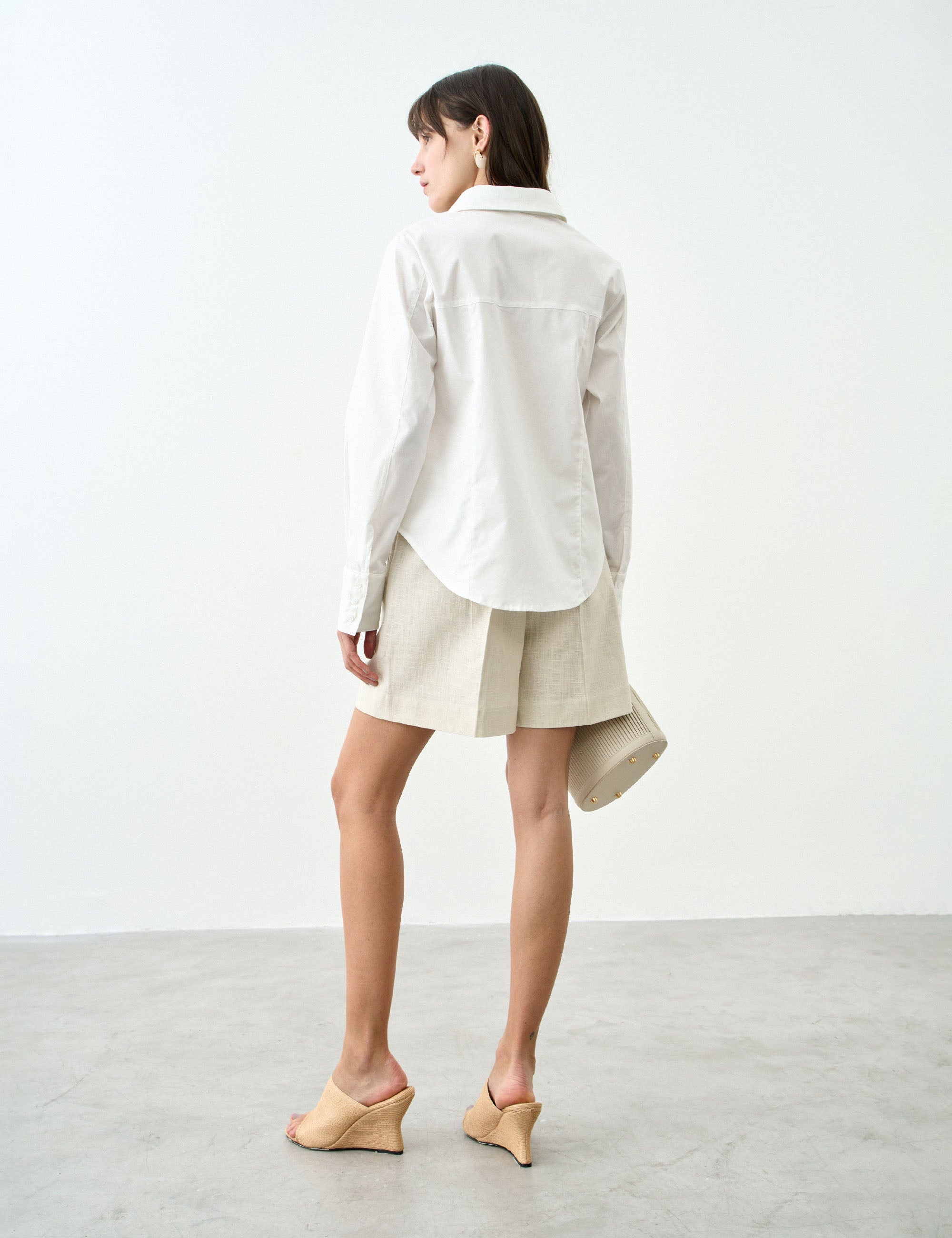 Camisa Milano Tricoline Off White