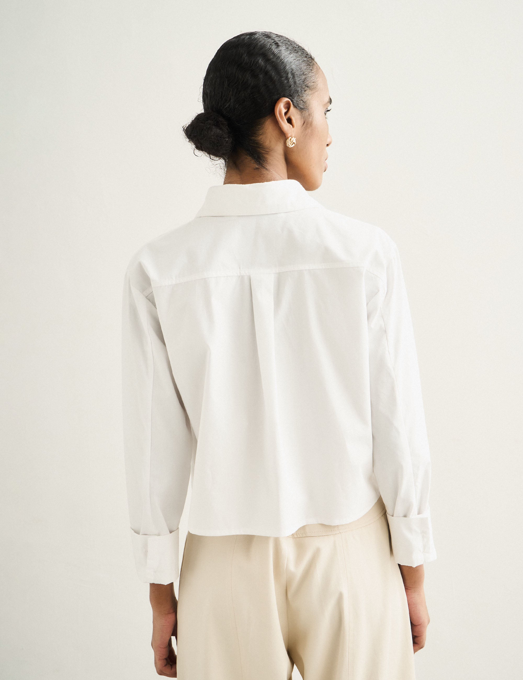 Camisa Muse Tricoline Off White