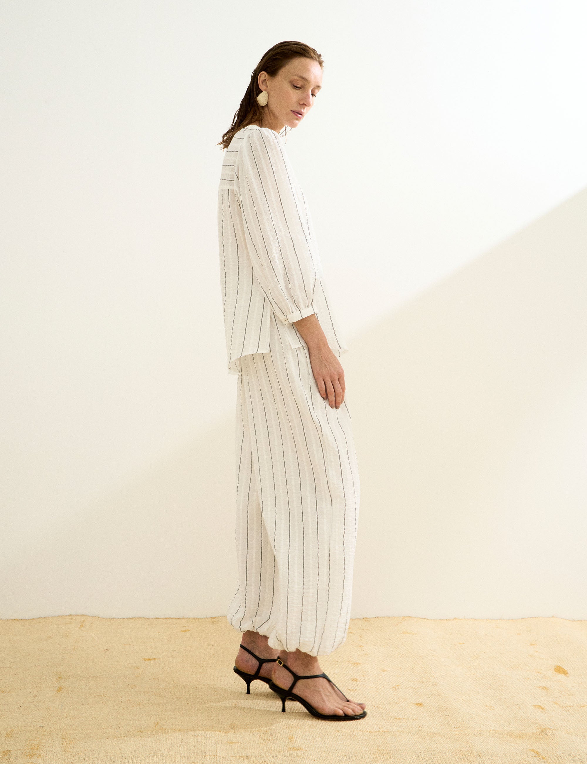 Calça Mykonos Algodão Off White