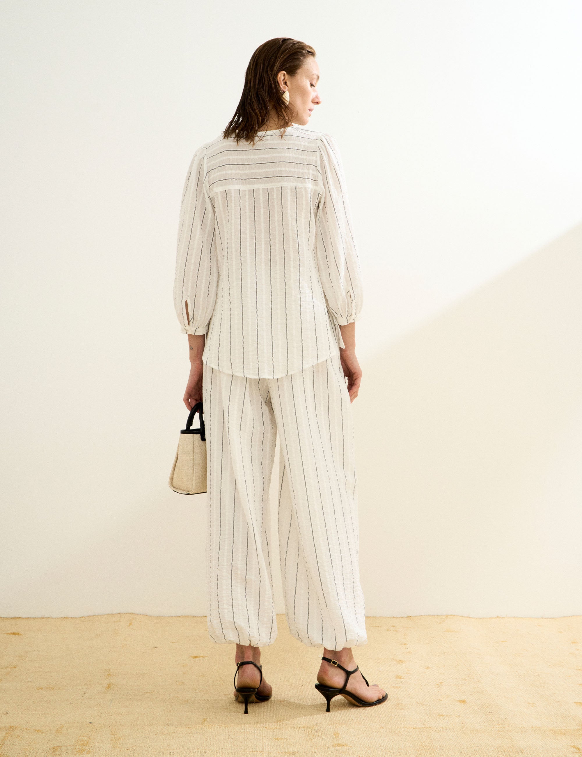 Calça Mykonos Algodão Off White