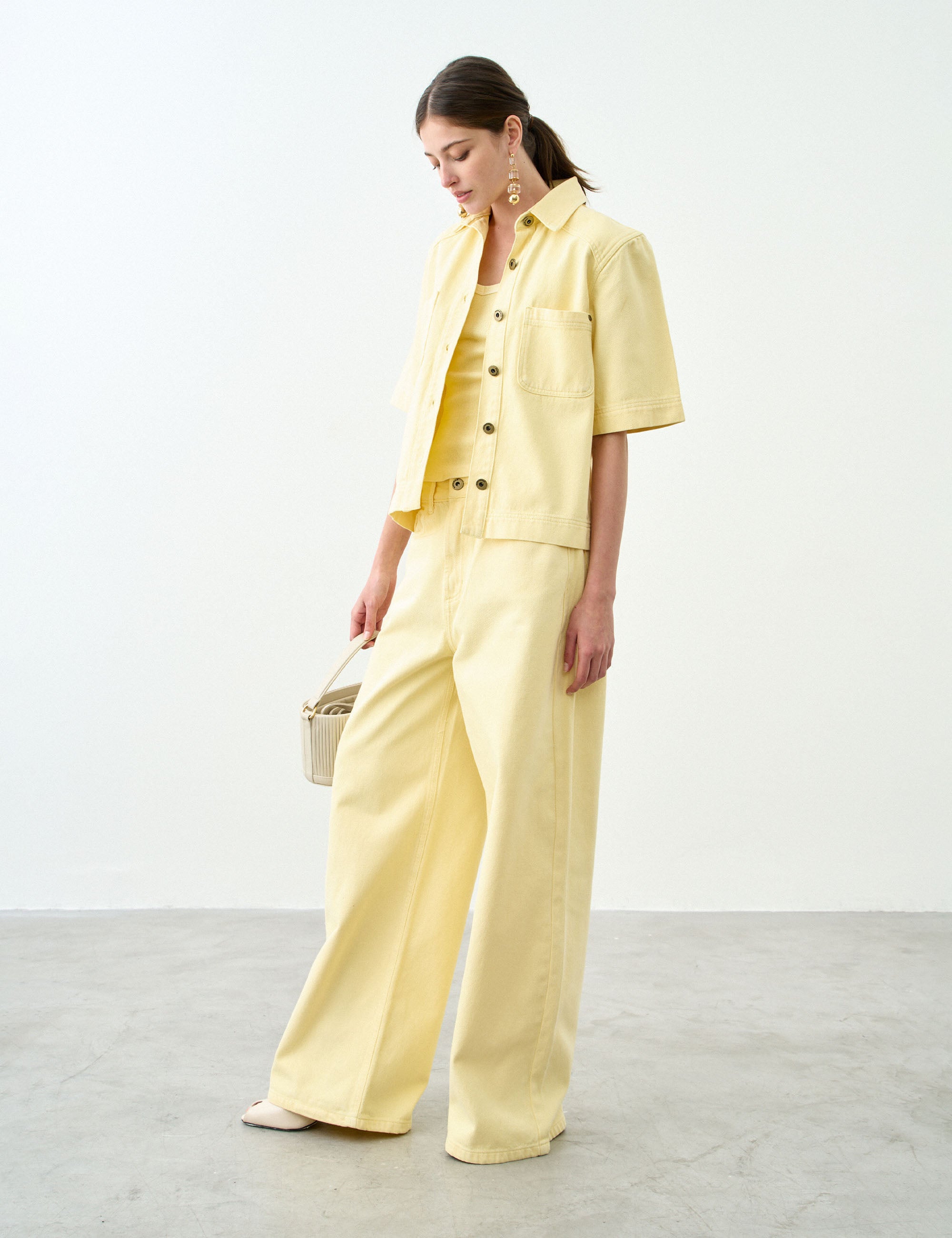 Camisa Natalie Denim Pastel Claro