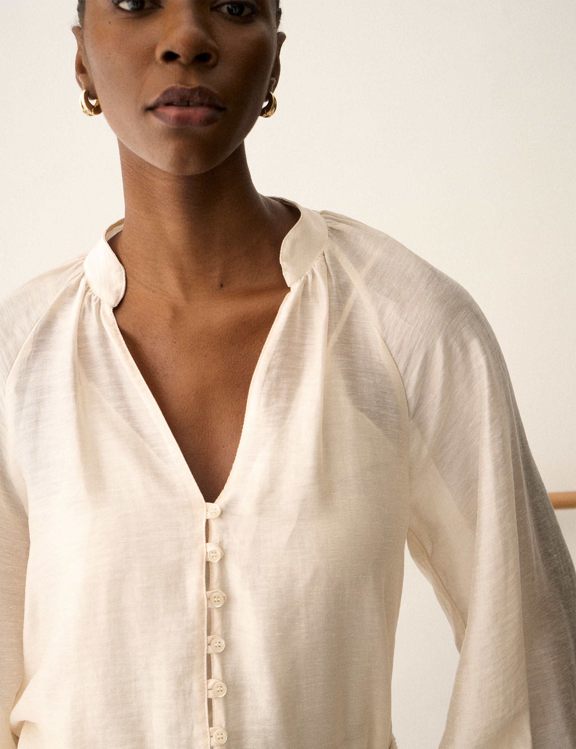 Camisa Noemi Liocel Perola | Nanaminze