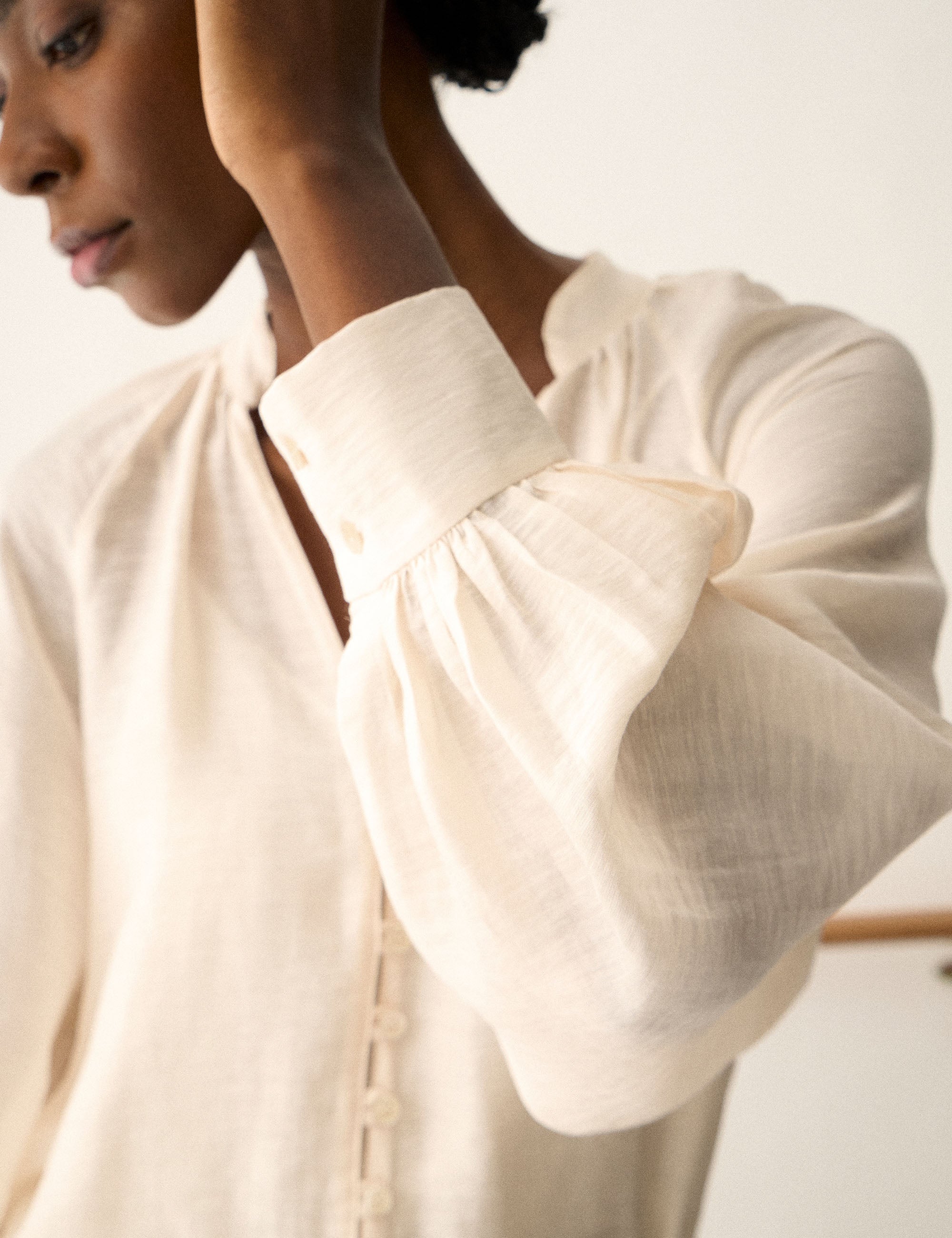 Camisa Noemi Liocel Perola | Nanaminze