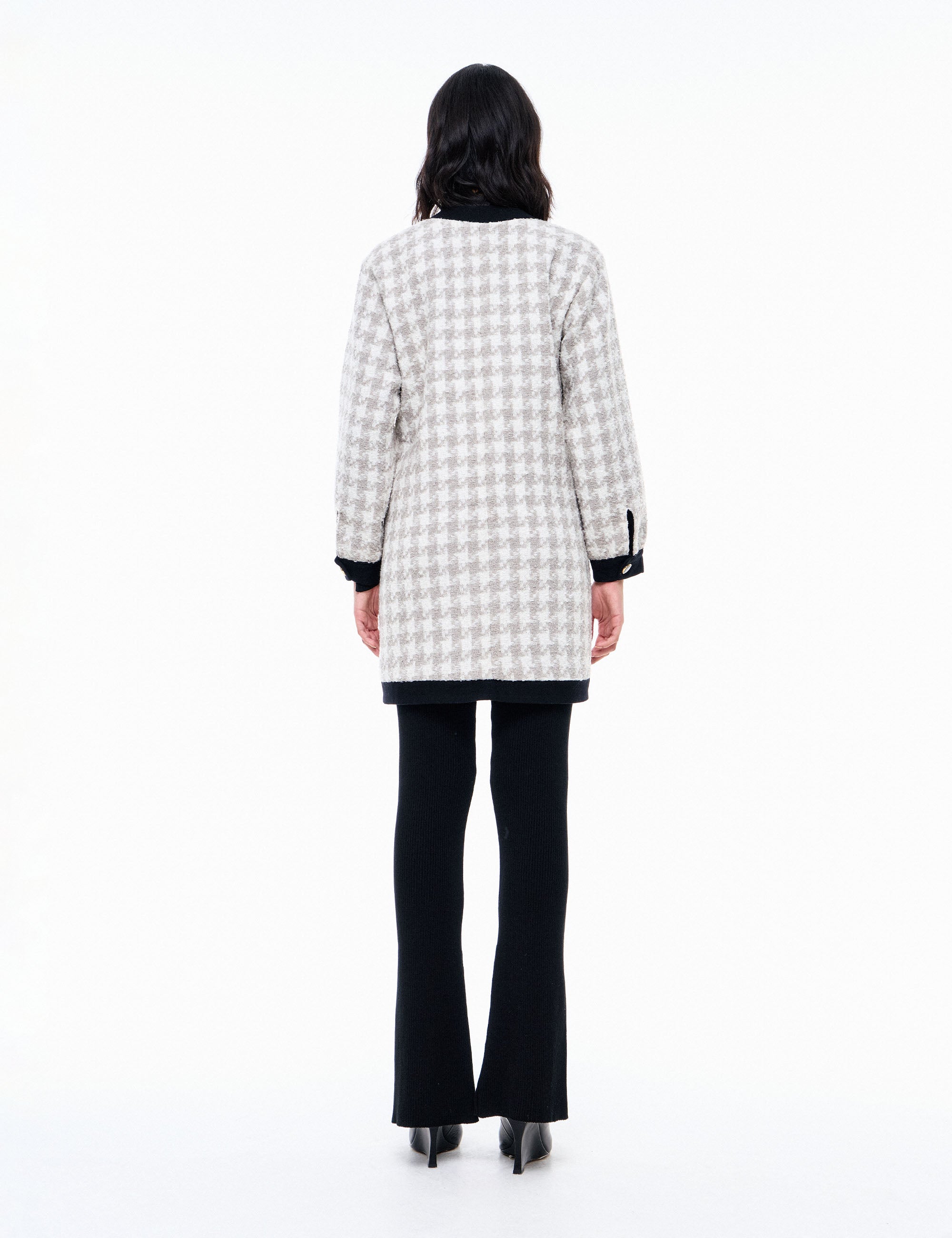 Casaco Bessie Tweed Cinza