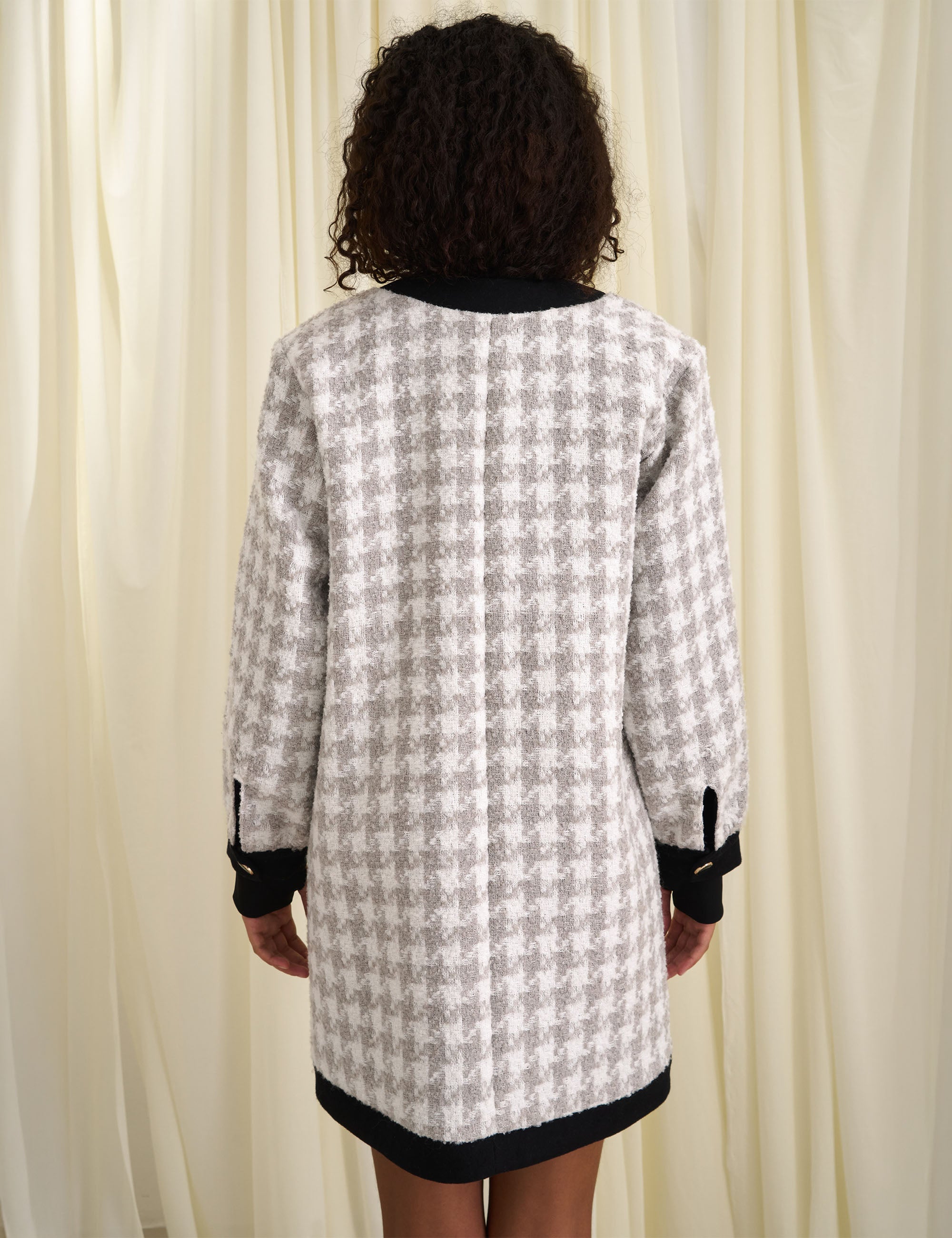 Casaco Bessie Tweed Cinza