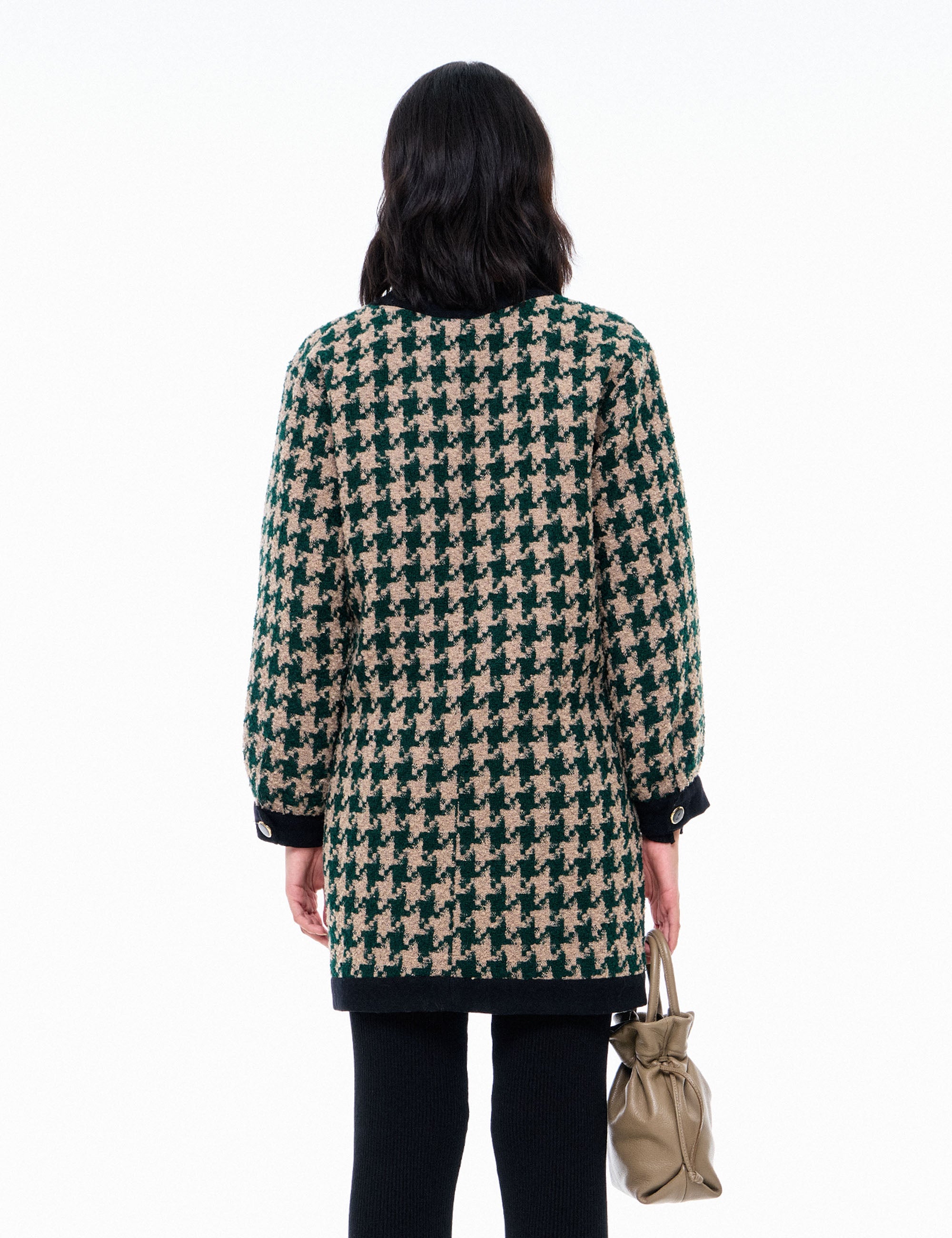 Casaco Bessie Tweed Verde