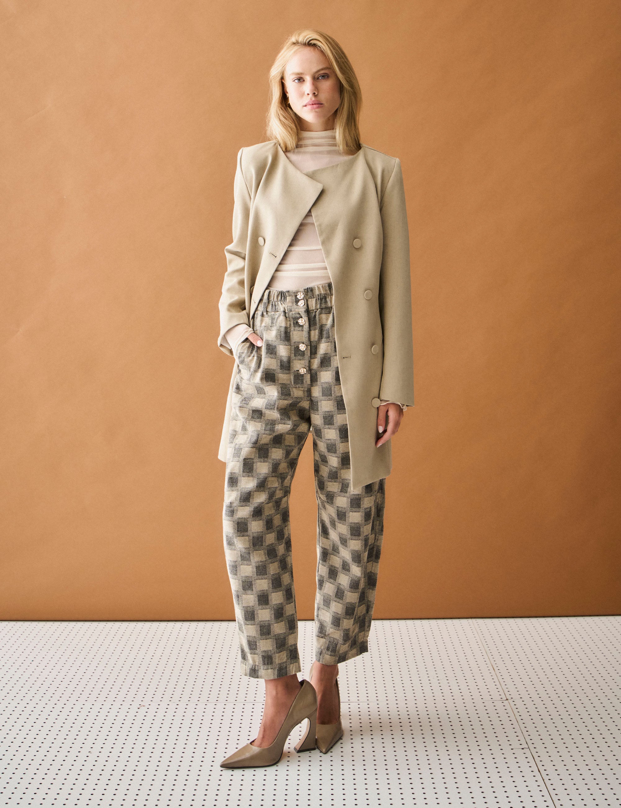 Casaco Dress Liso Fendi