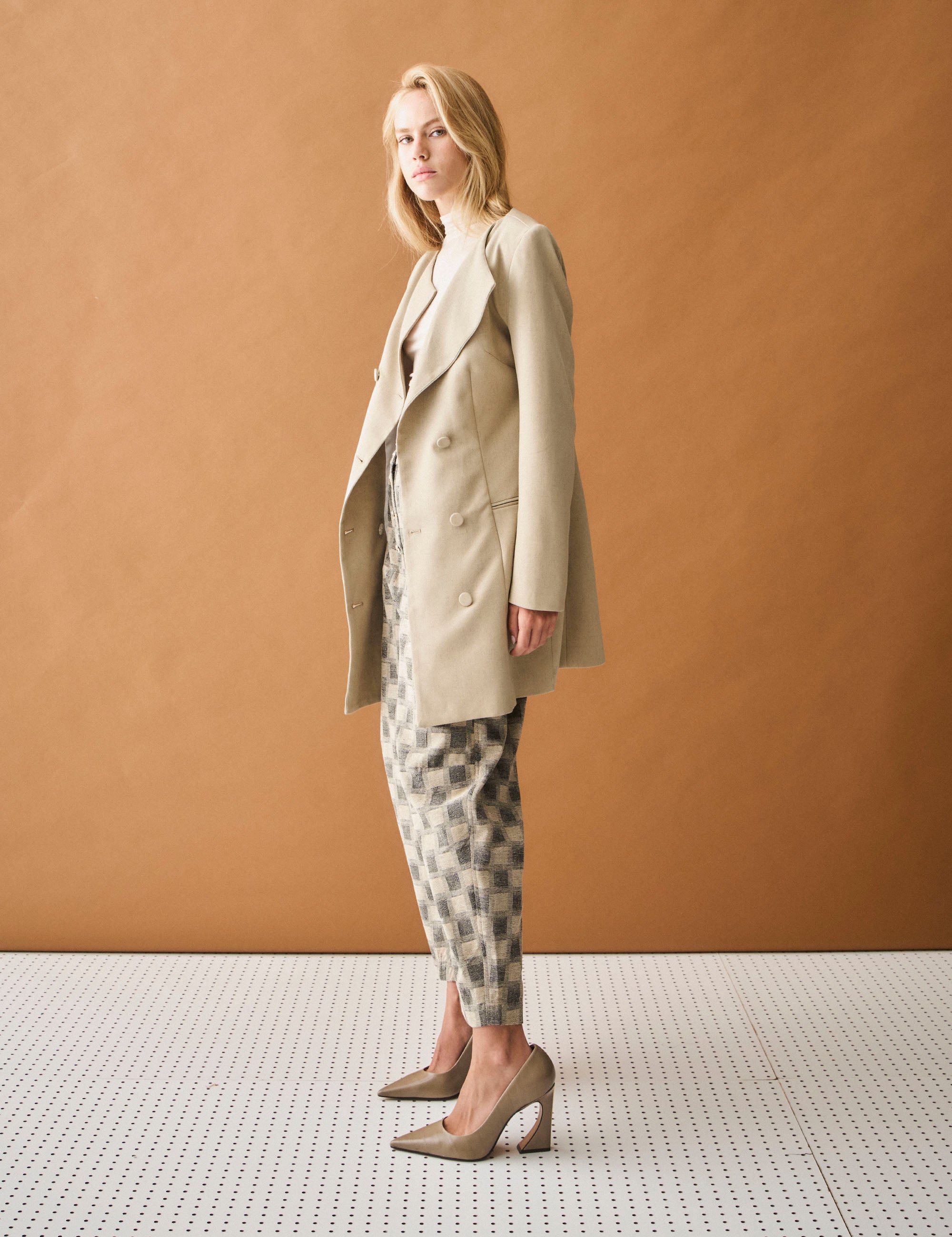 Casaco Dress Liso Fendi