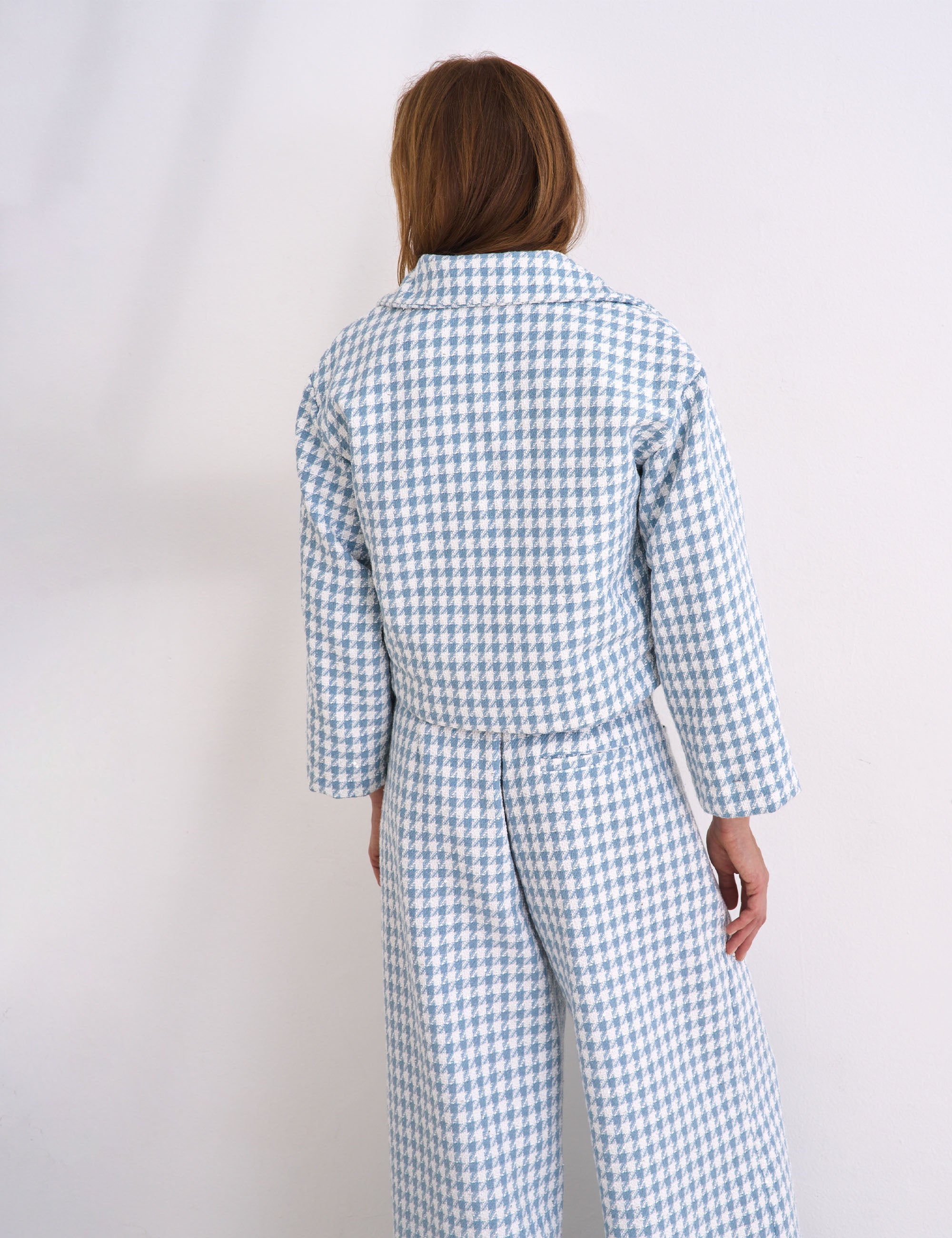 Casaqueto Elle Tweed Azul
