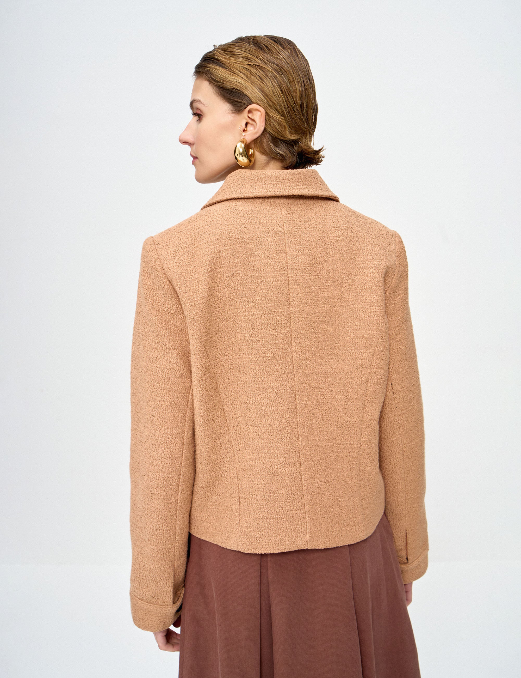 Casaqueto Hilary Algodão Doce de Leite