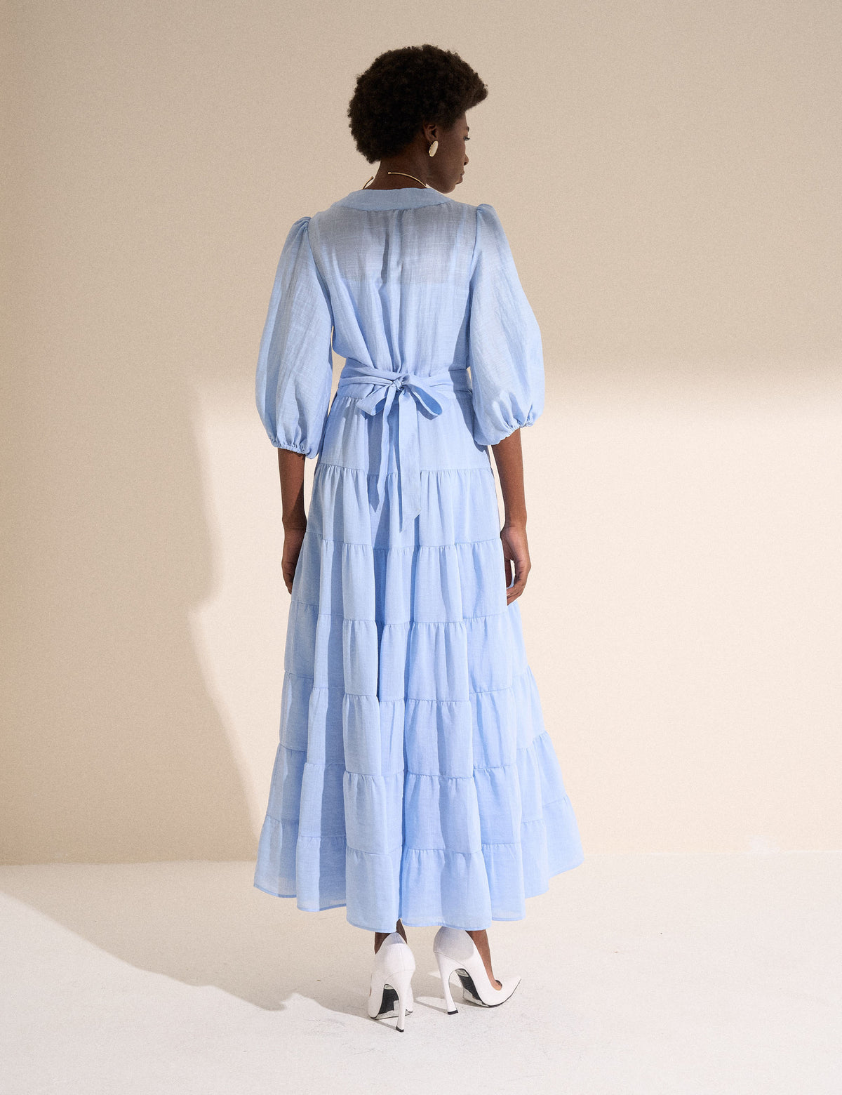Chemise Carol Rayon Azul