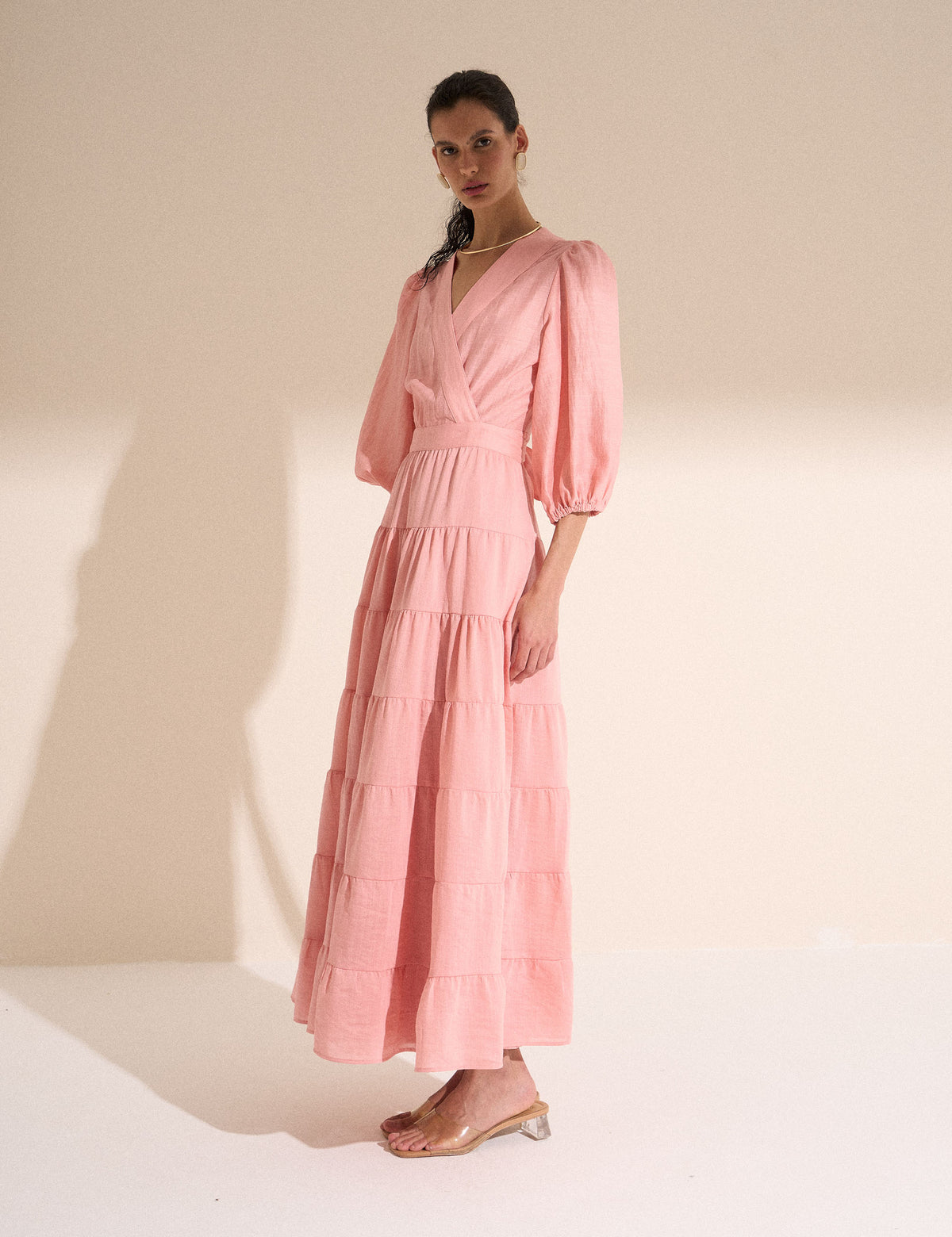 Chemise Carol Rayon Rosa