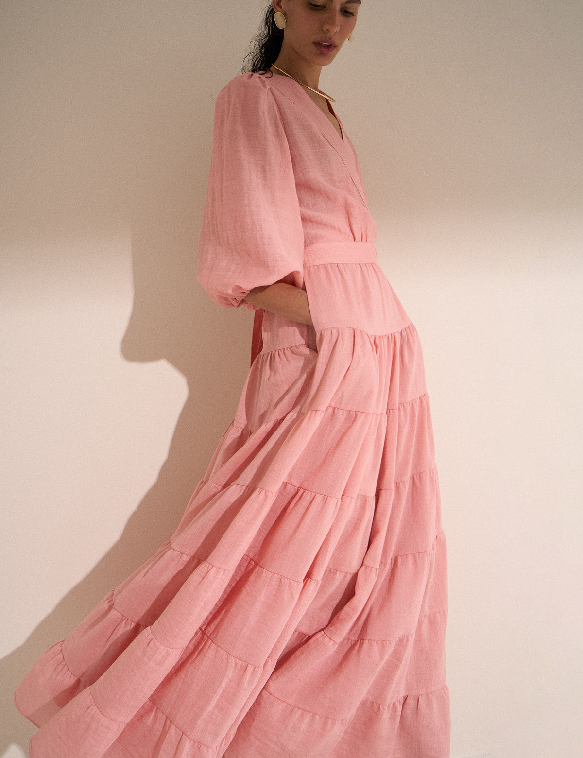 Chemise Carol Rayon Rosa