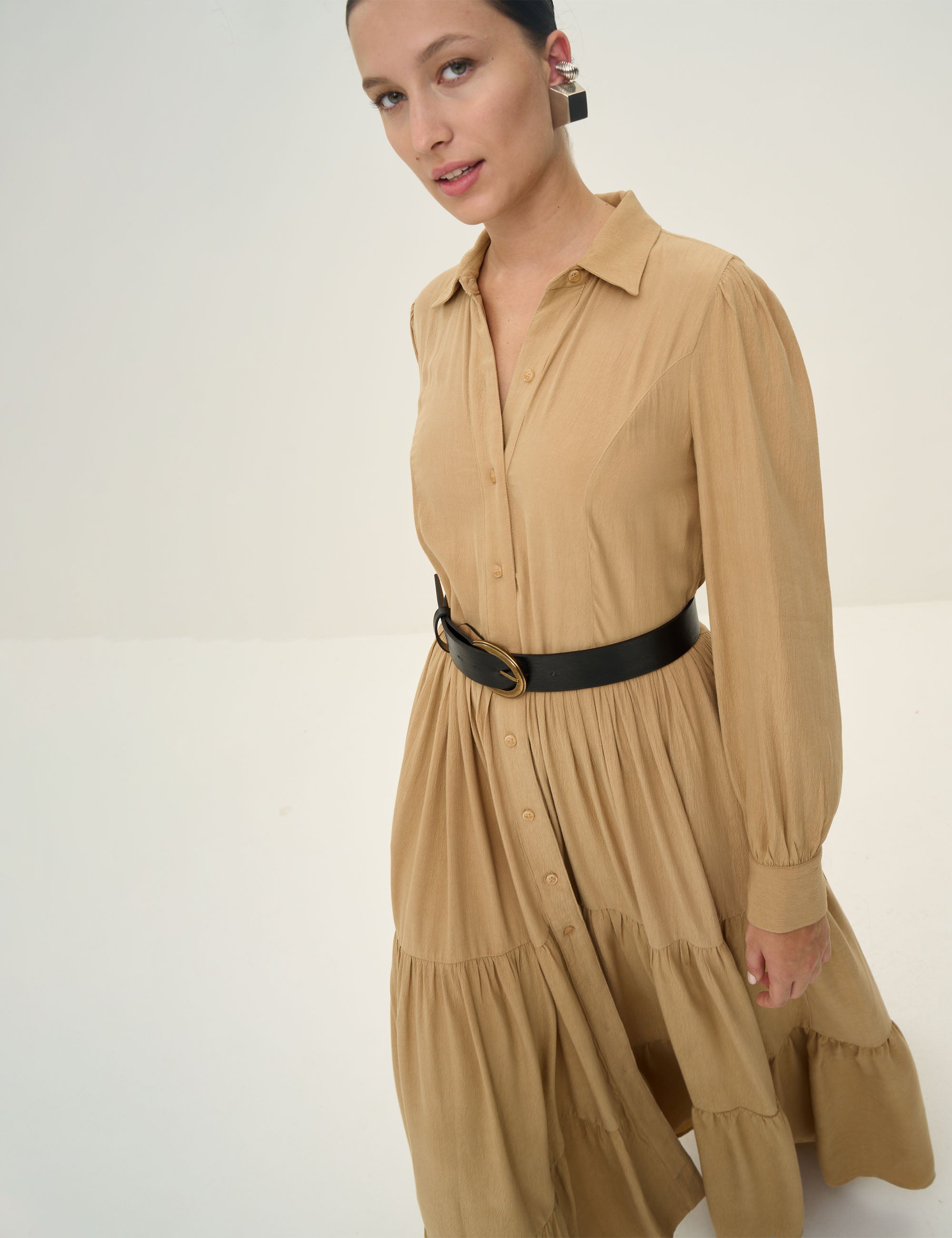 Chemise Olívia Liocel Bege