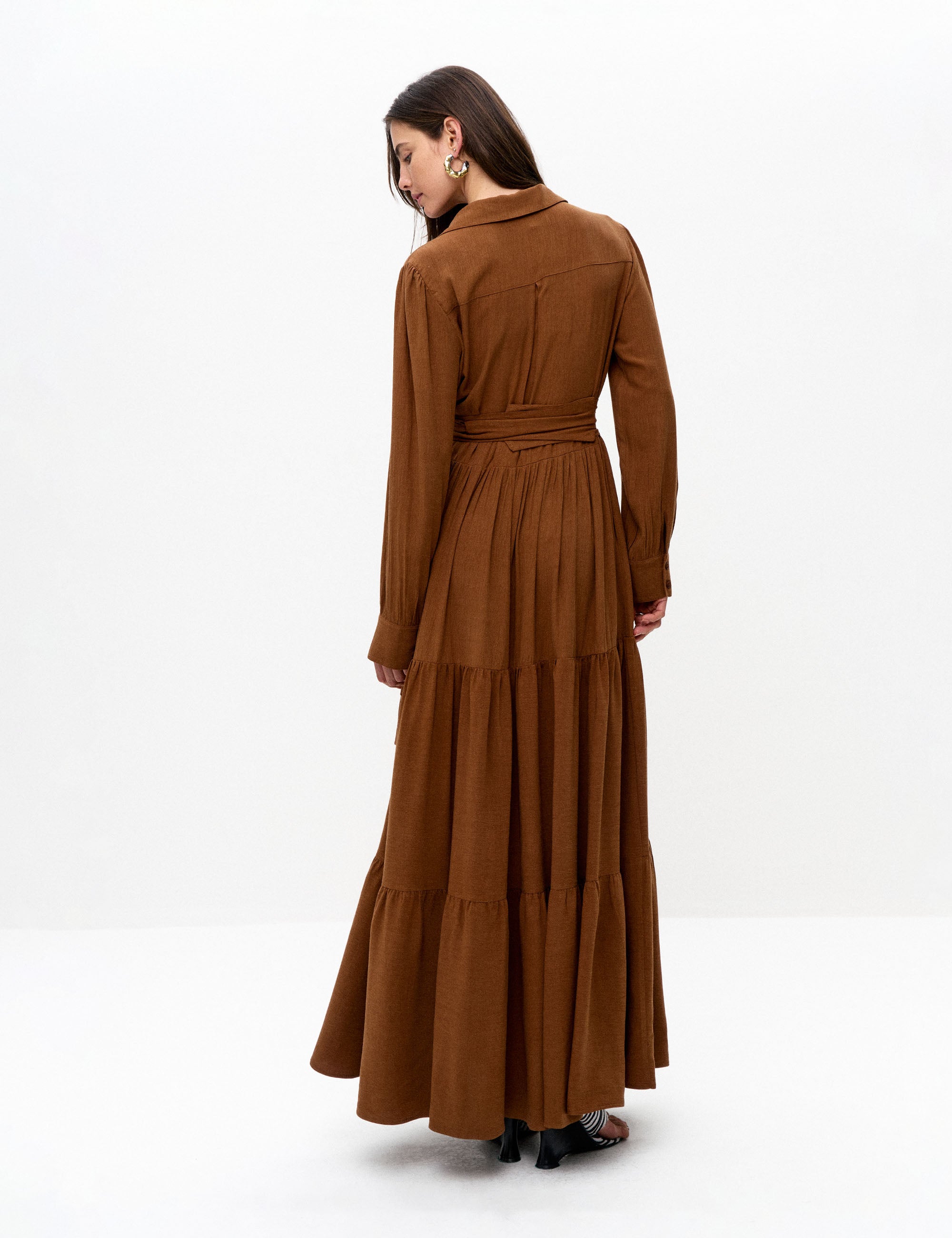 Chemise Olívia Liocel Marrom