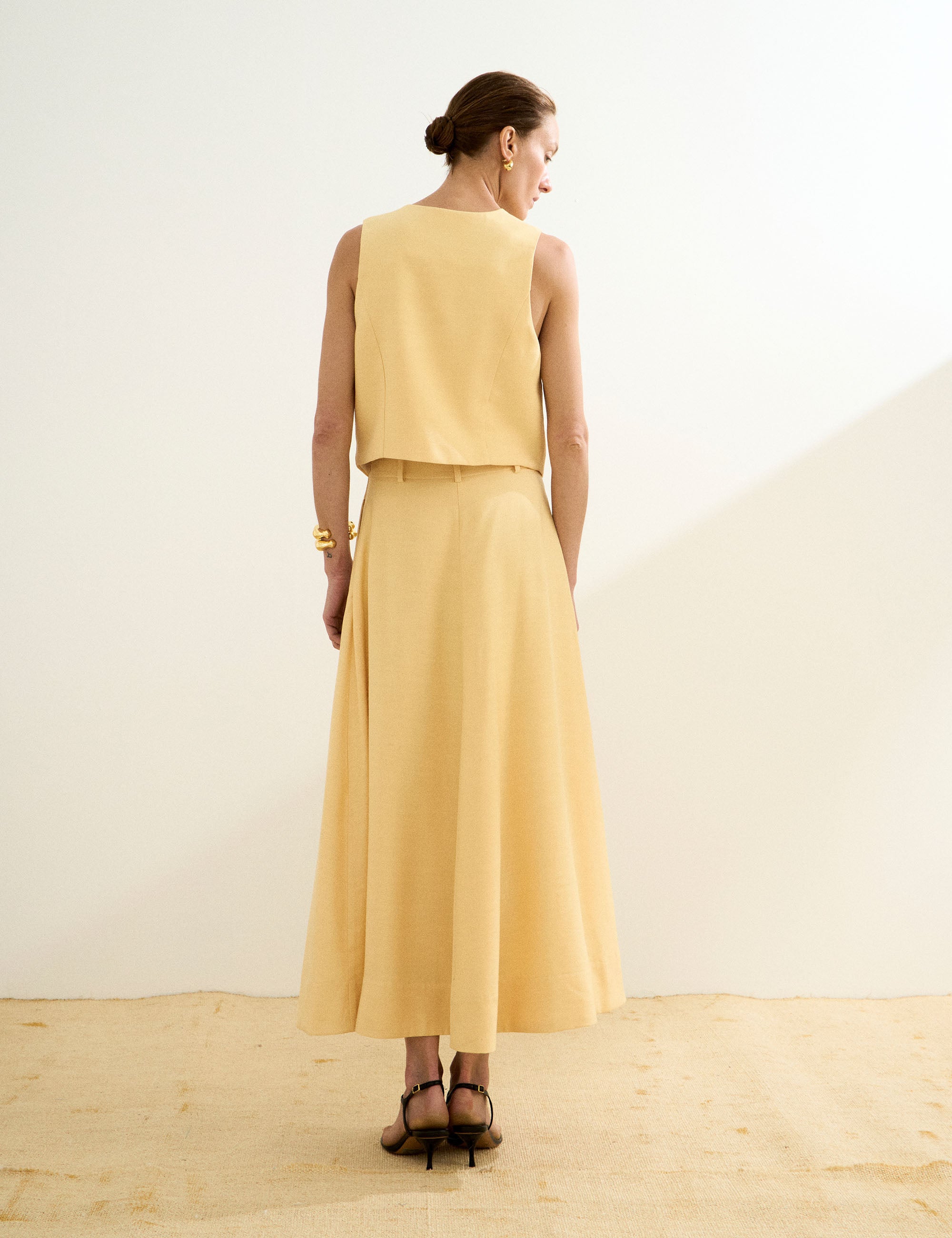 Colete Alexandra Liocel Amarelo