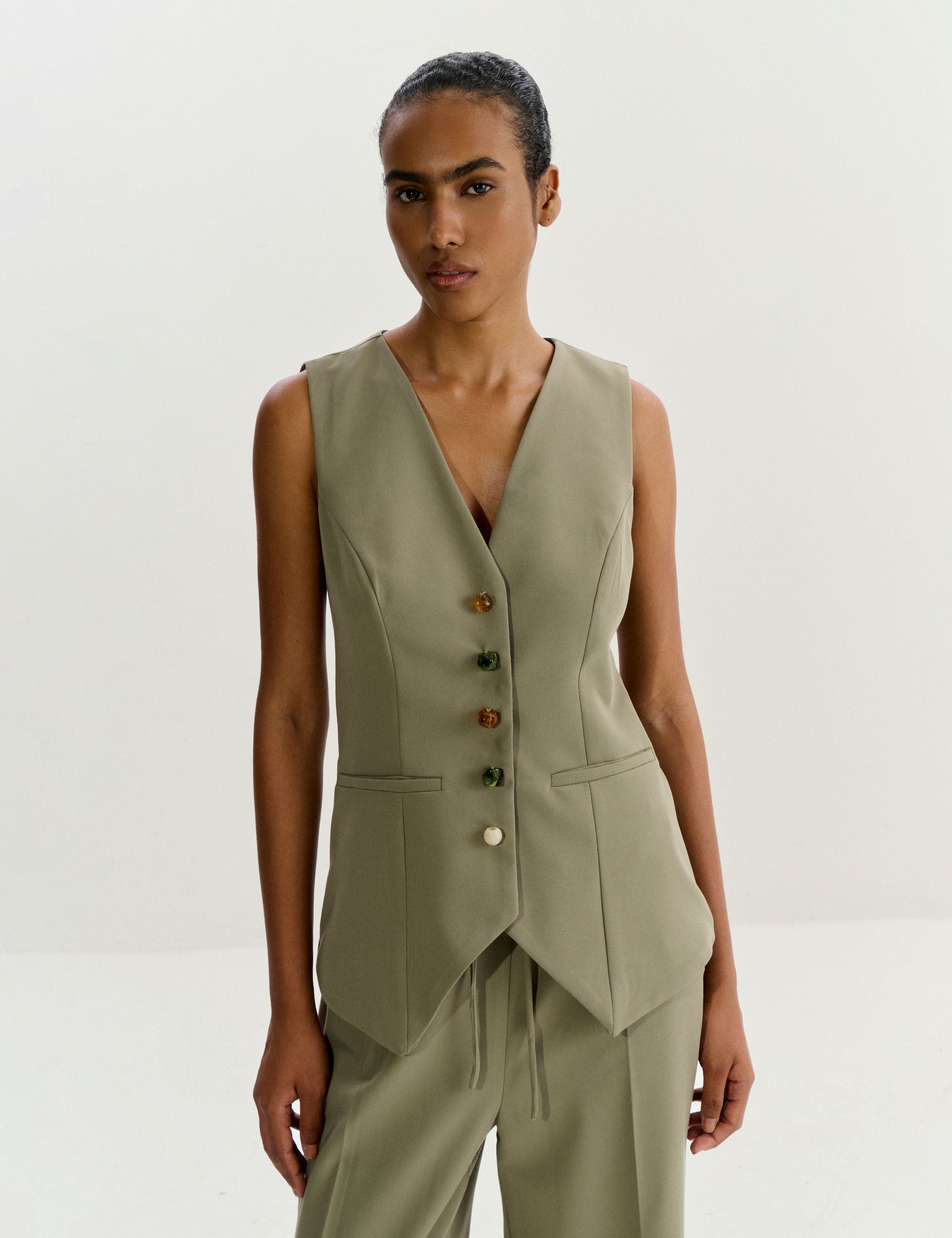 Colete Ametista Alfaiataria Oliva