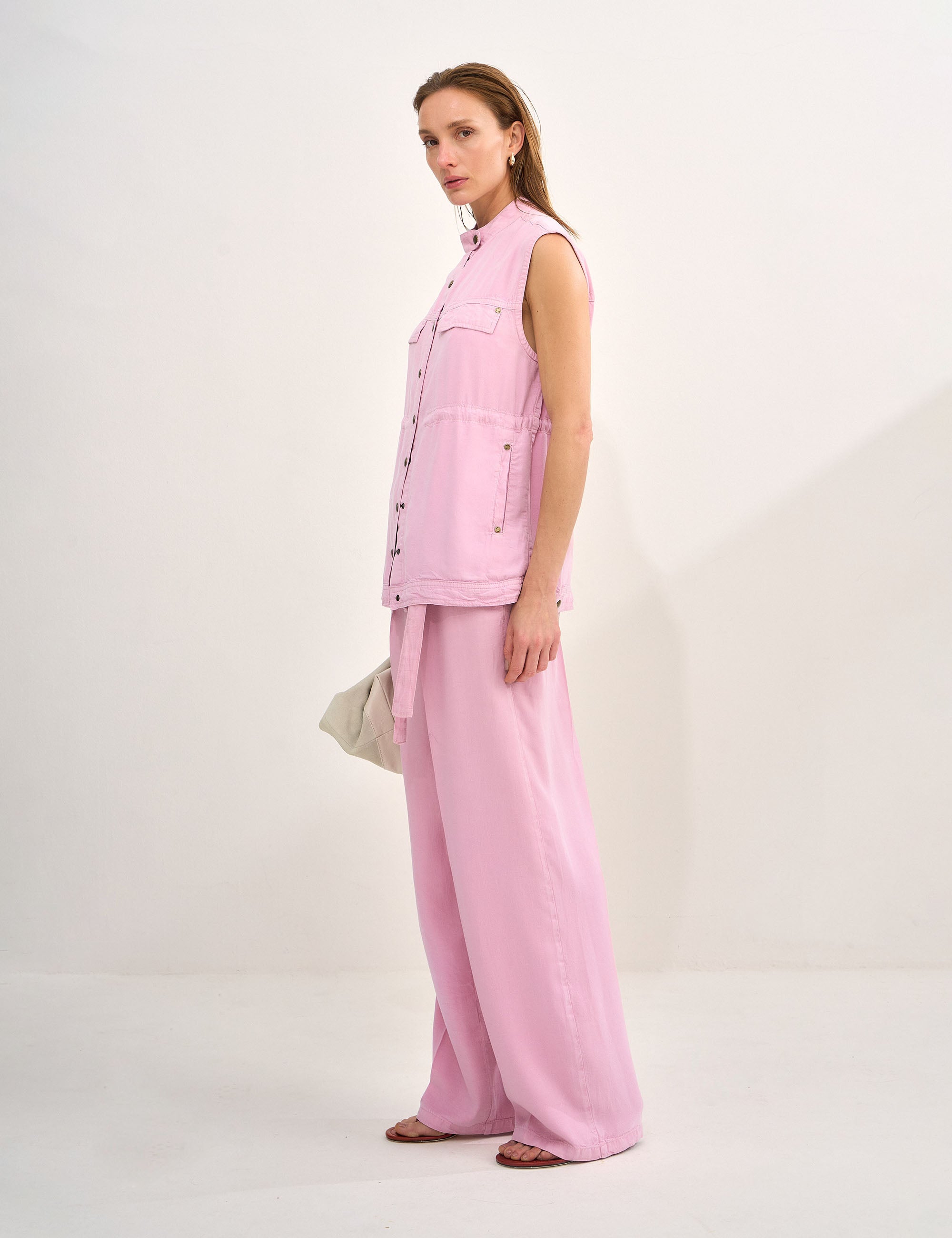 Calça Ava Liocel Rosa