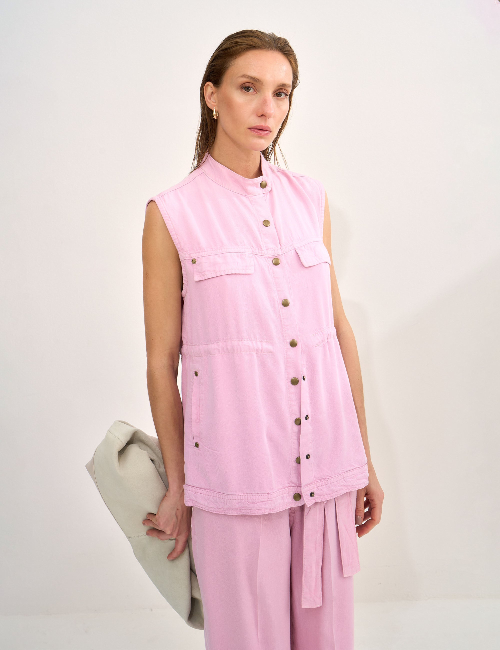 Colete Ava Liocel Rosa