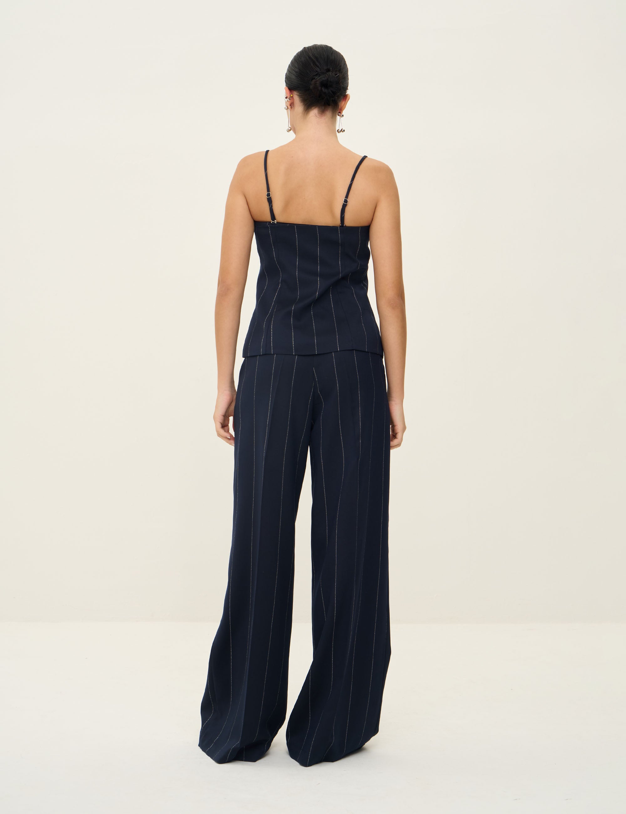 Colete Louise Risca Azul Noite