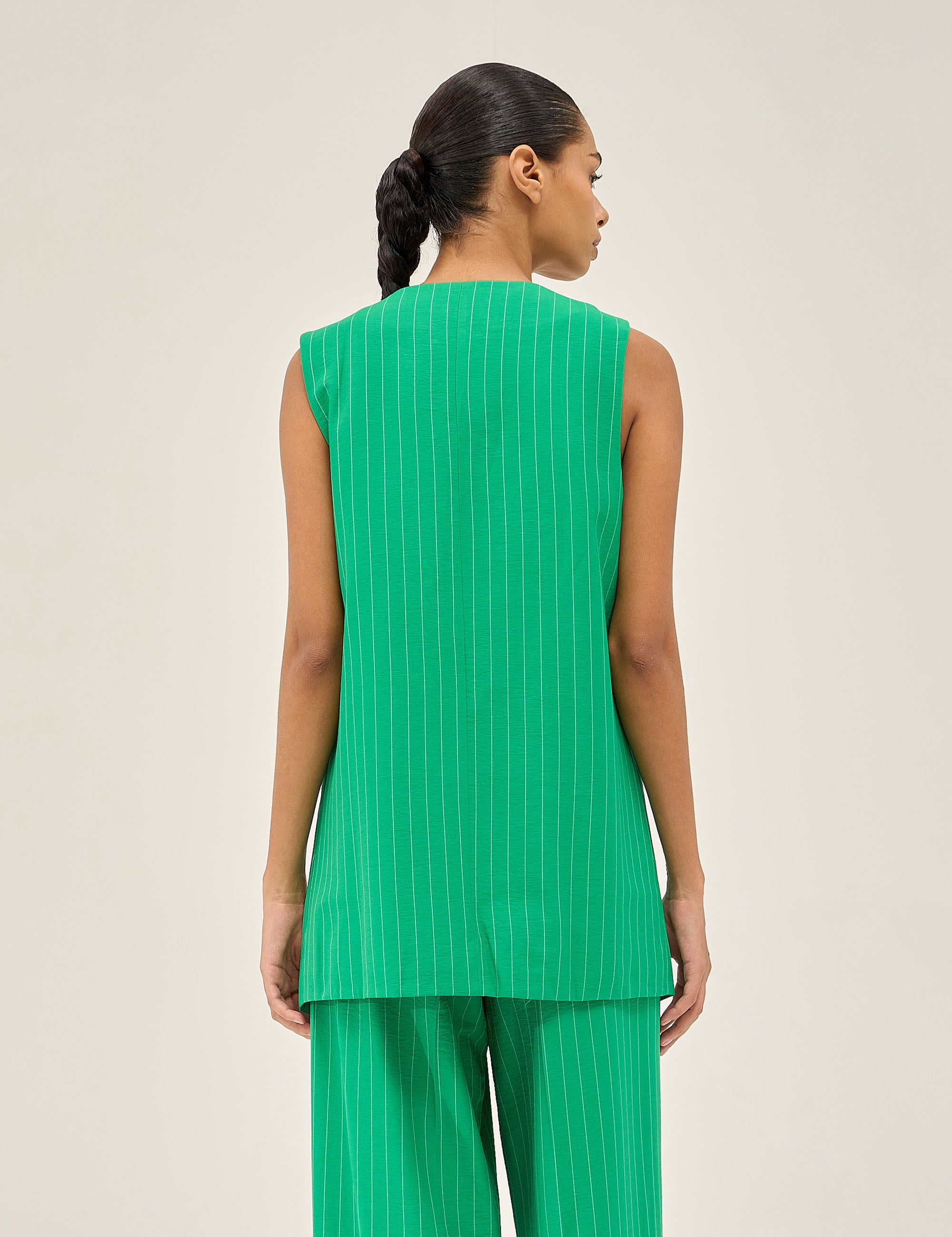 Colete Luana Listra Verde