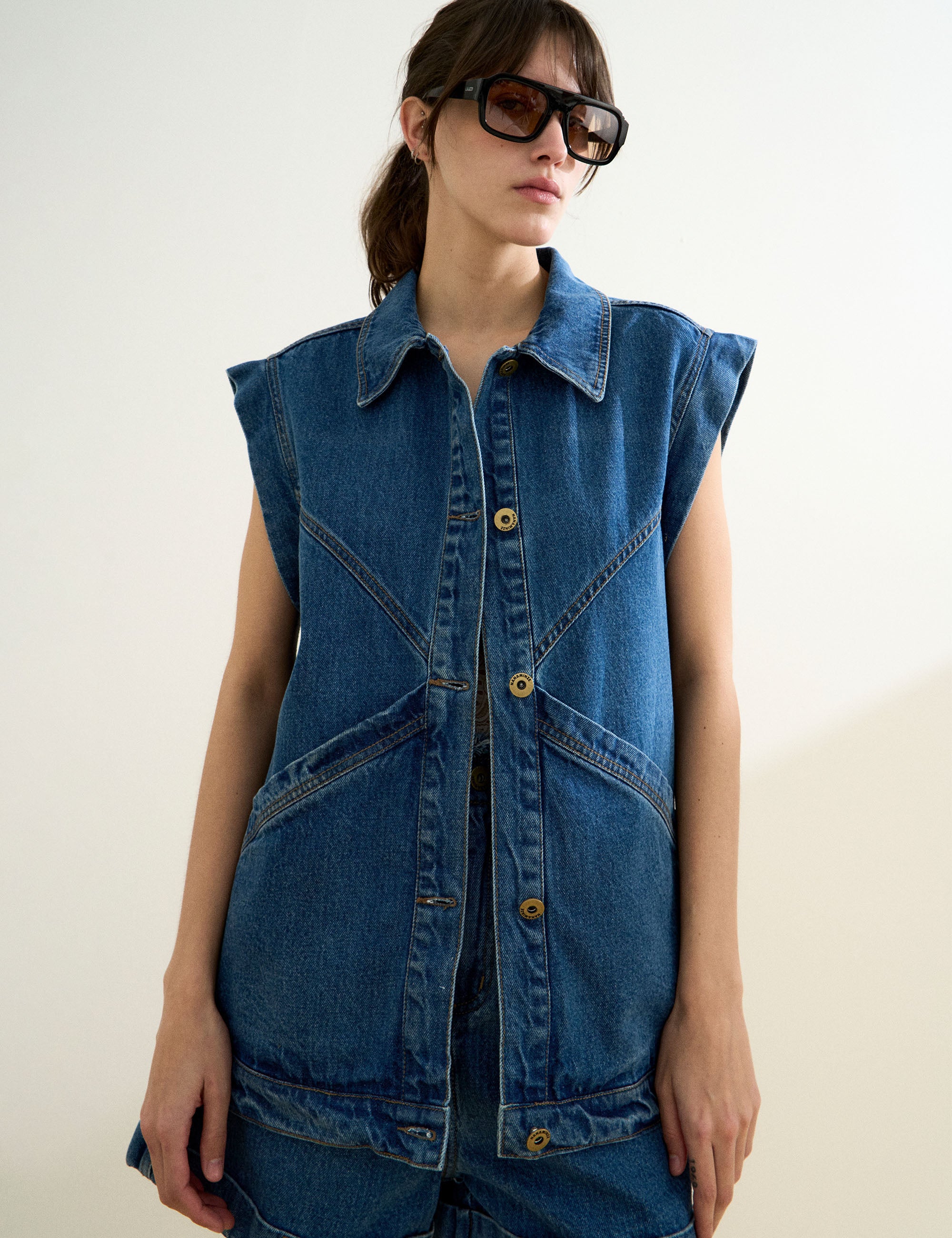 Colete Lucy Denim Jeans