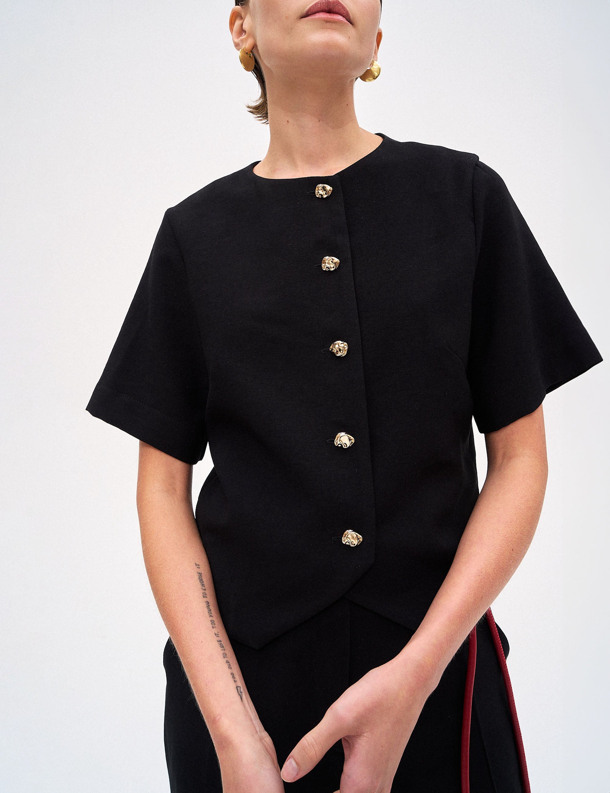 Colete Poliana Viscose Preto