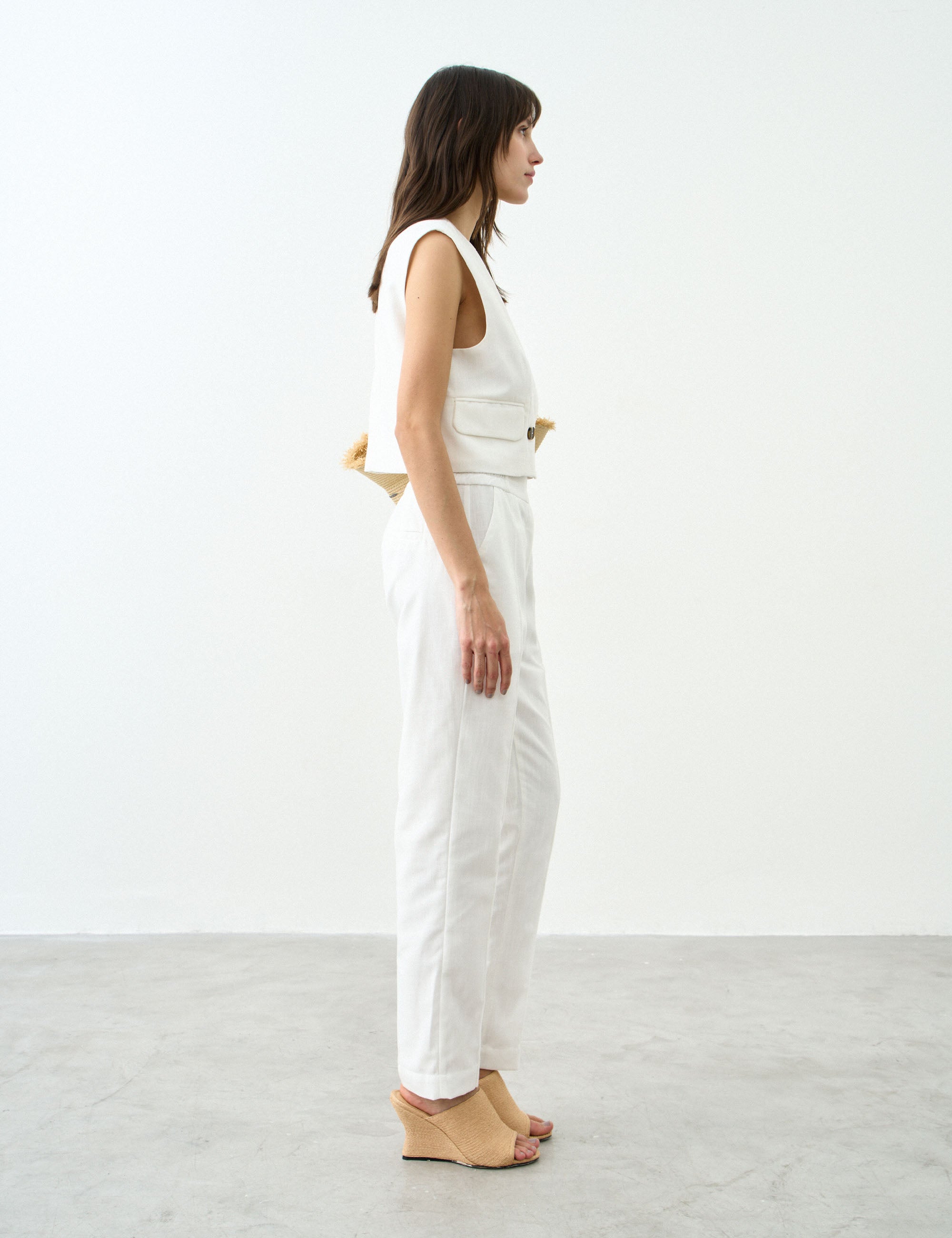 Colete Positano Alfaiataria Off White