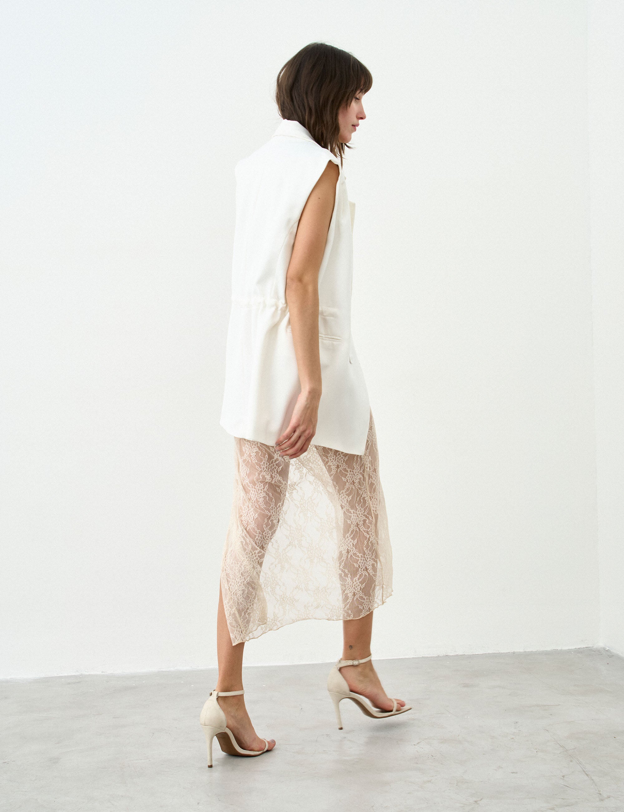 Colete Soleil Alfaiataria Off White