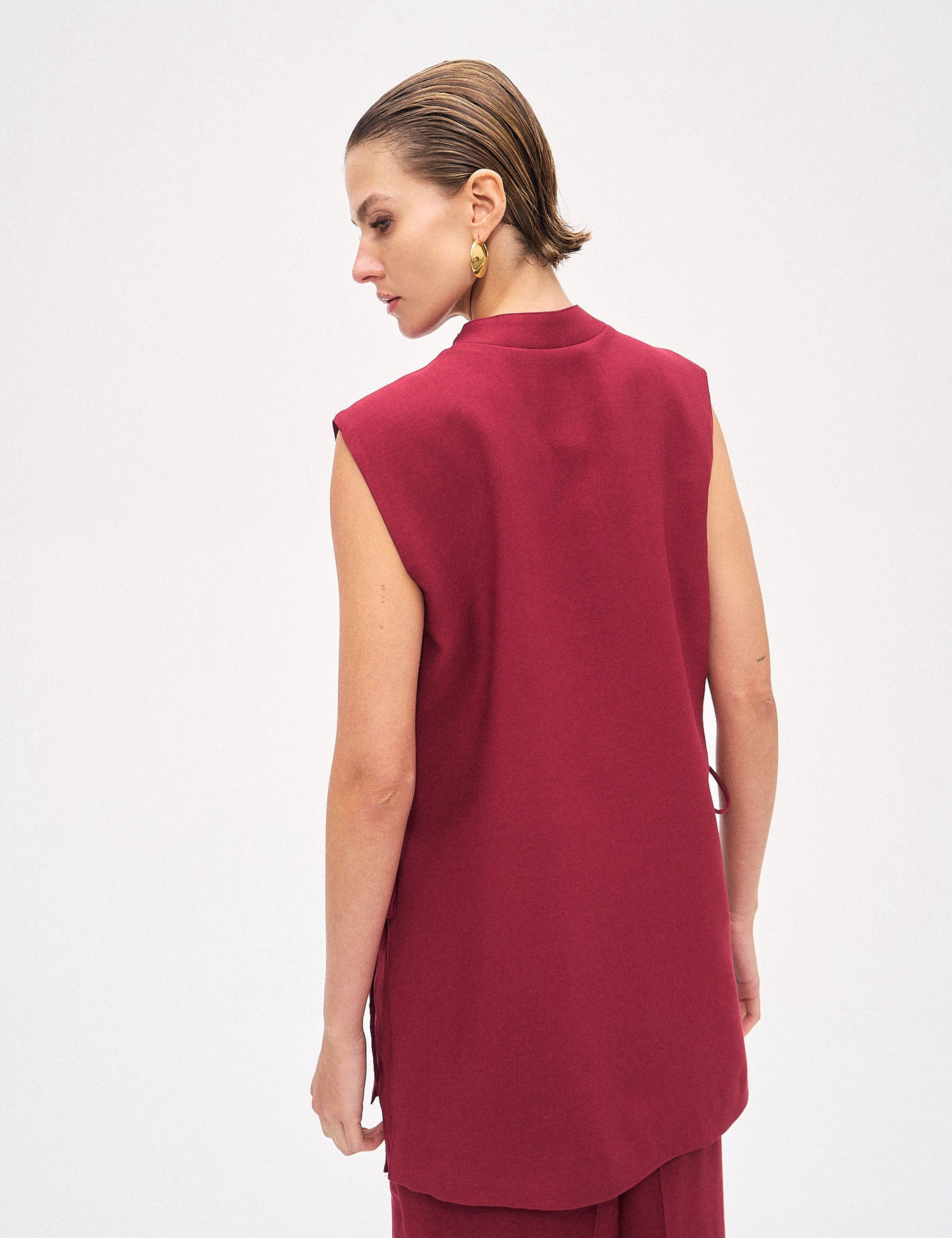 Colete Sthefanie Viscose Caménère