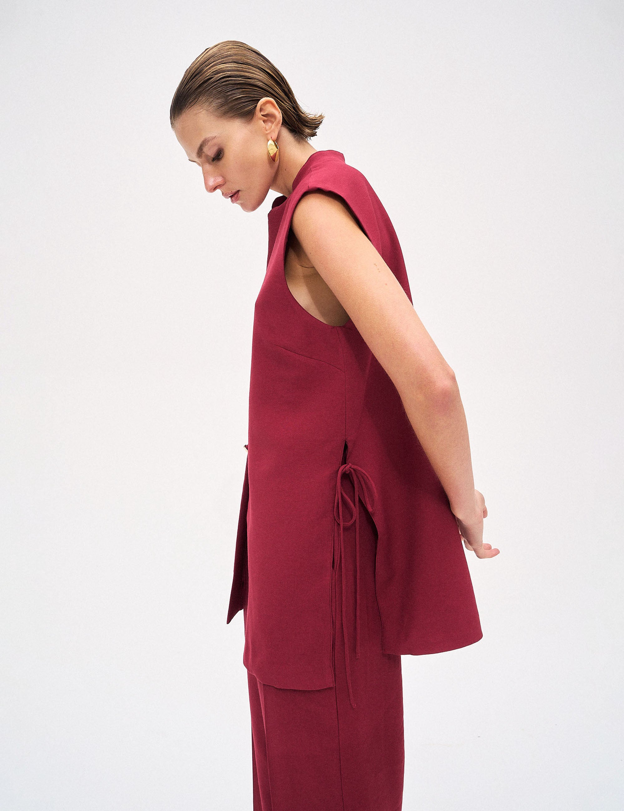 Colete Sthefanie Viscose Caménère