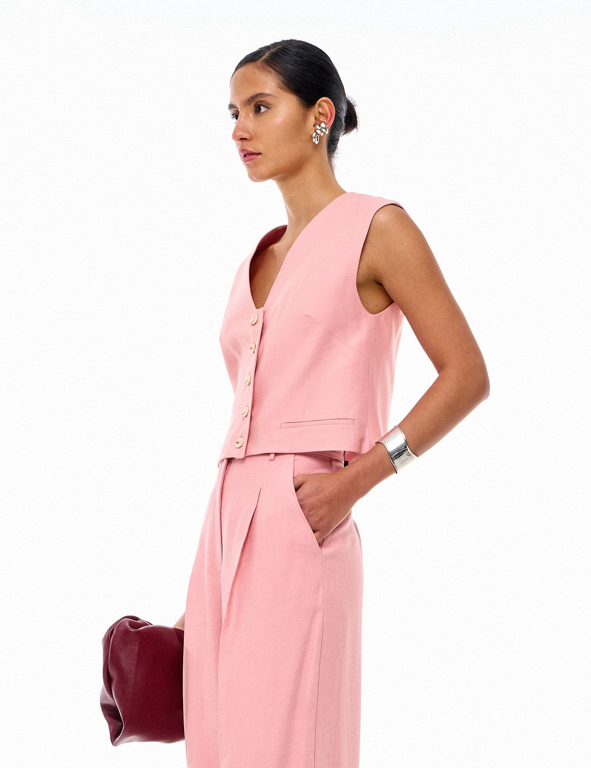 Colete Zoe Liocel Rosa