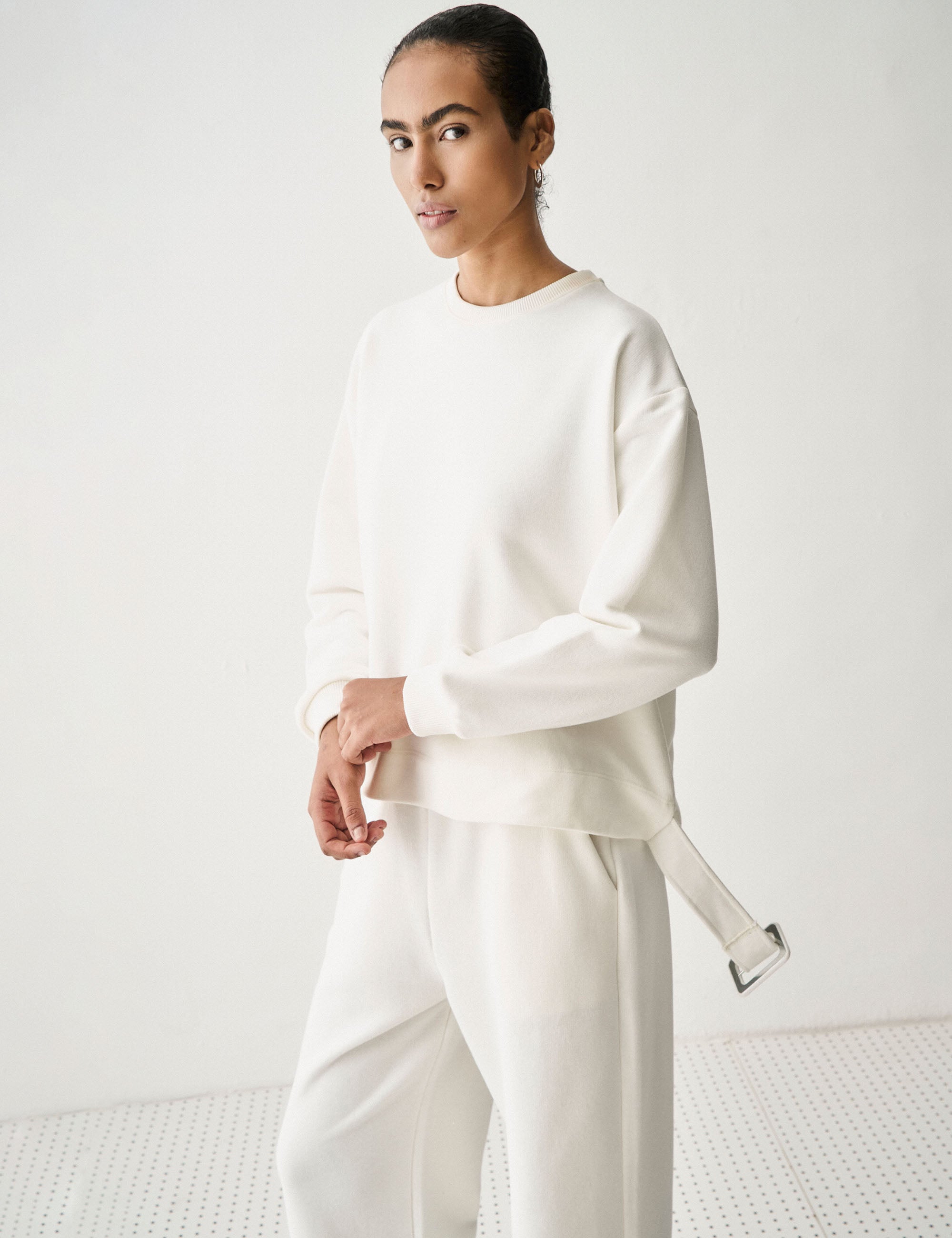 Conjunto Noor Moletom Off White
