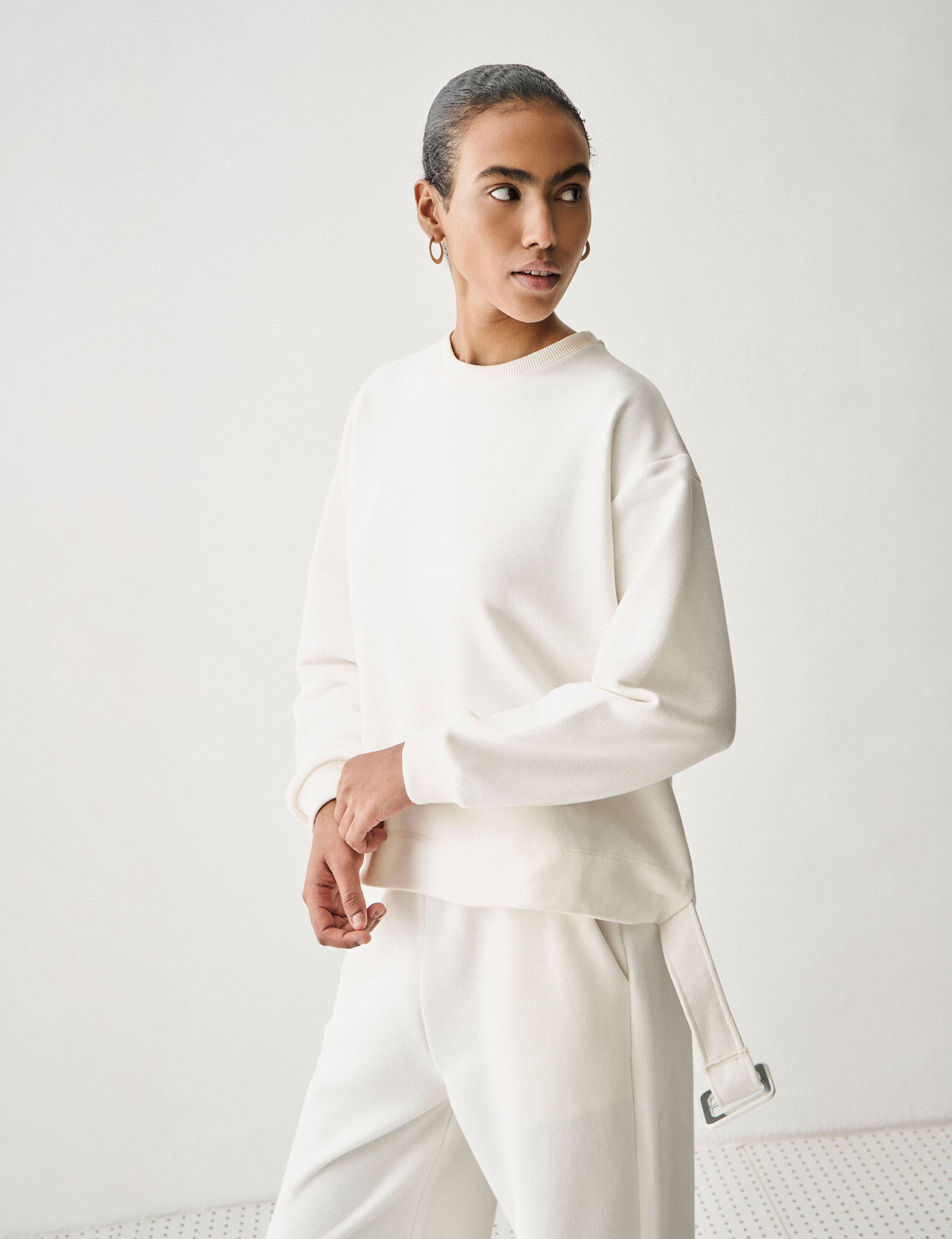 Conjunto Noor Moletom Off White