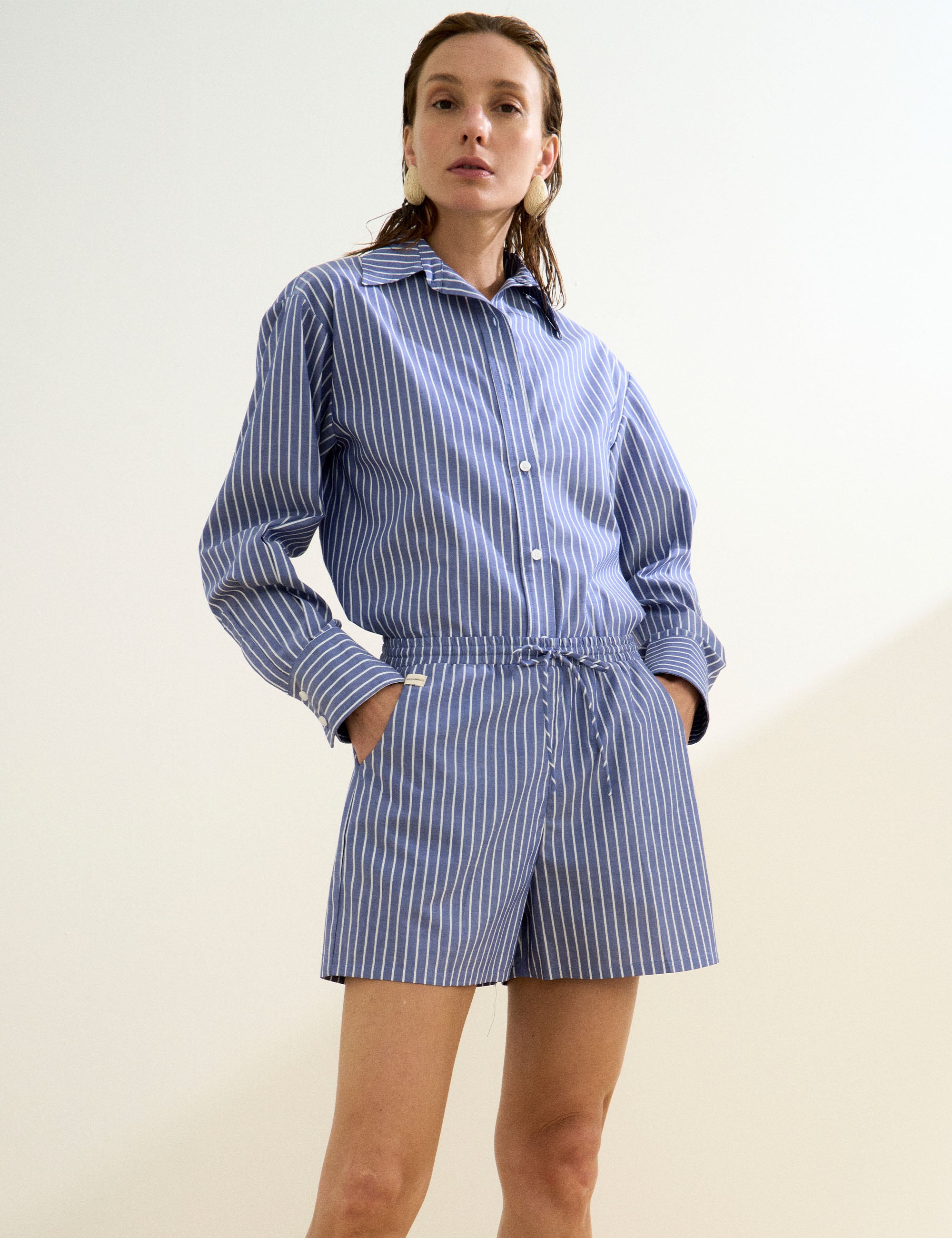 Conjunto Alana Algodão Azul