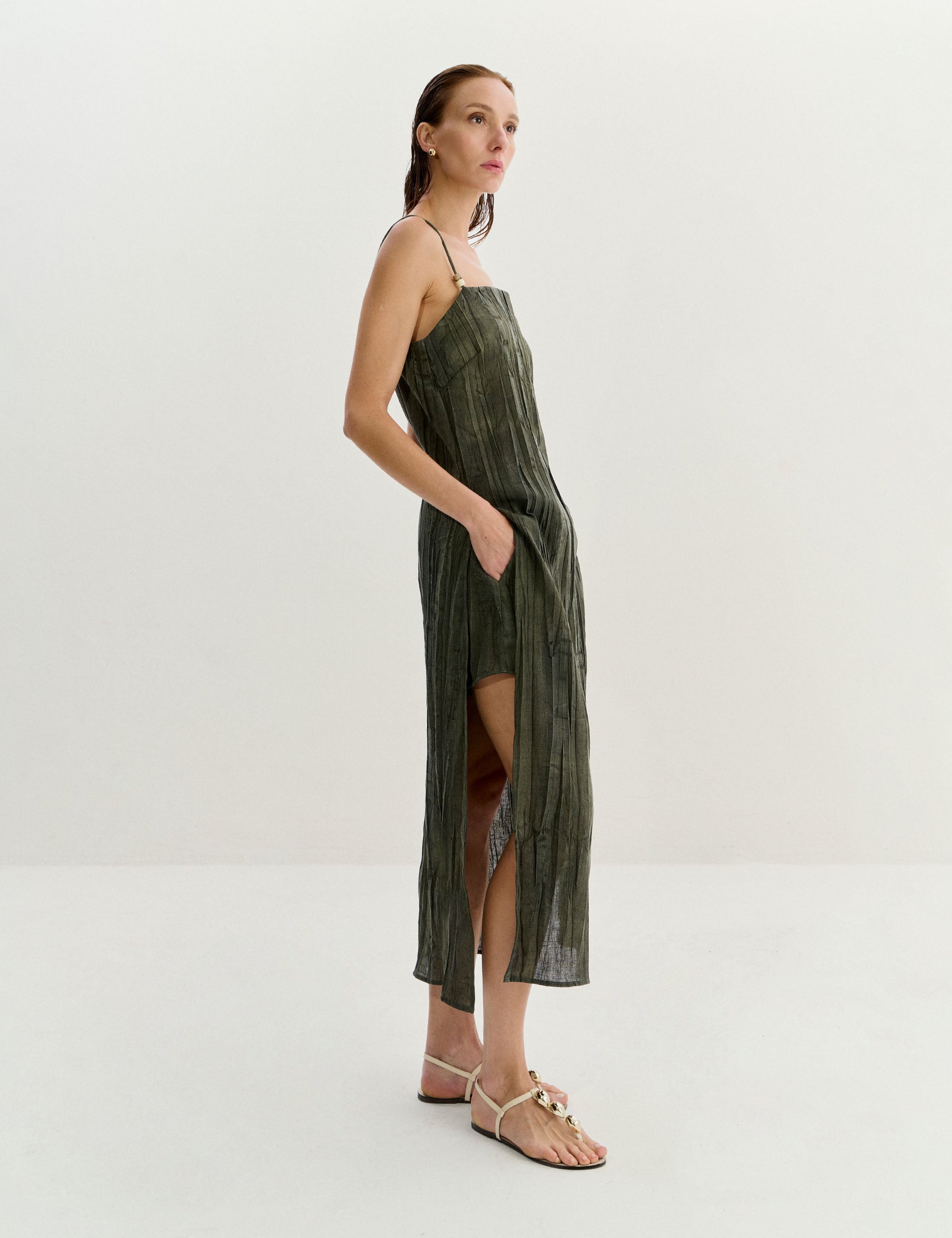 Conjunto Ametista Rustico Musgo