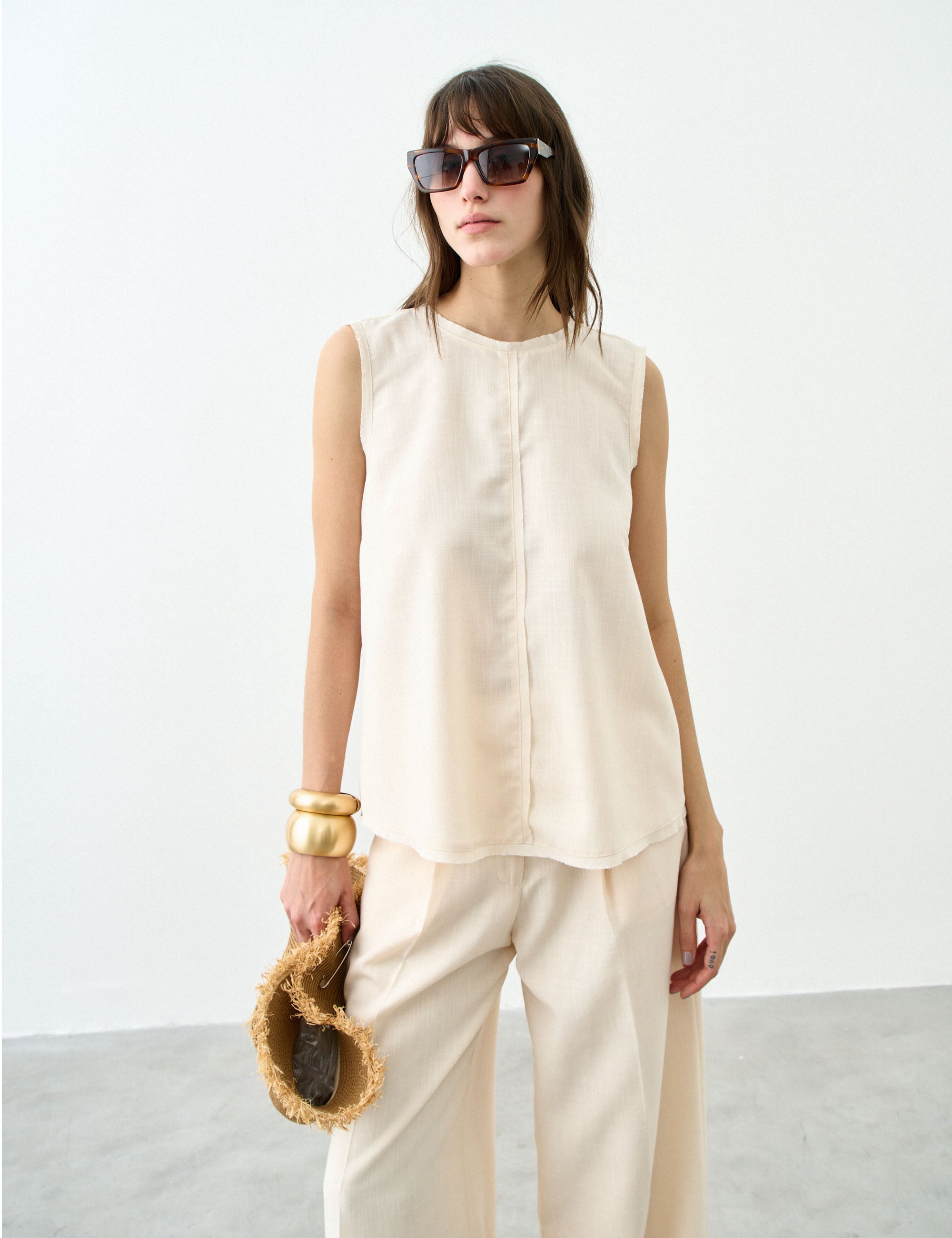 Regata Agatha Natural Manteiga