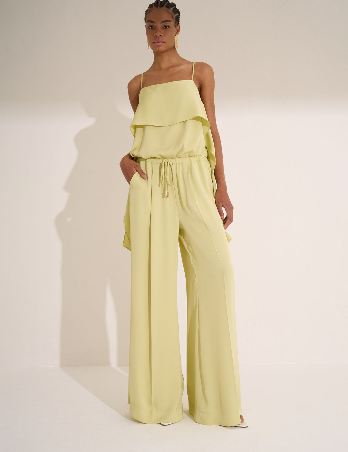 Conjunto Bolonia Crepe Citron