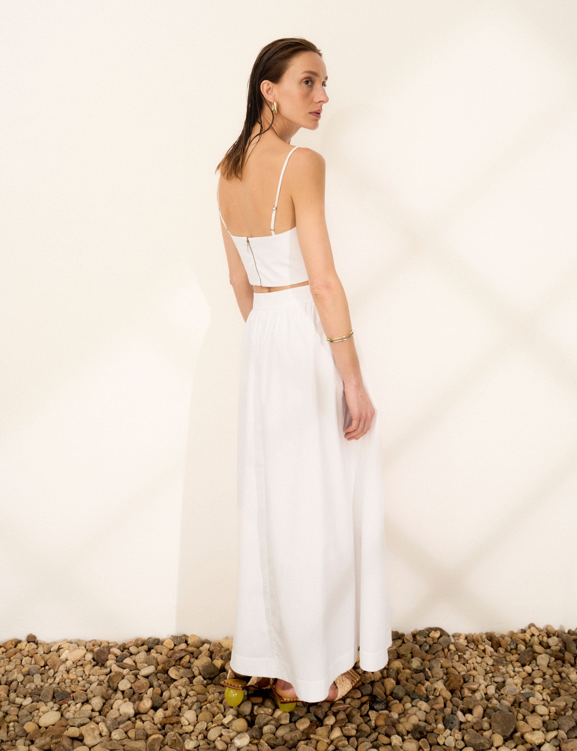 Conjunto Caprina Tricoline Off White