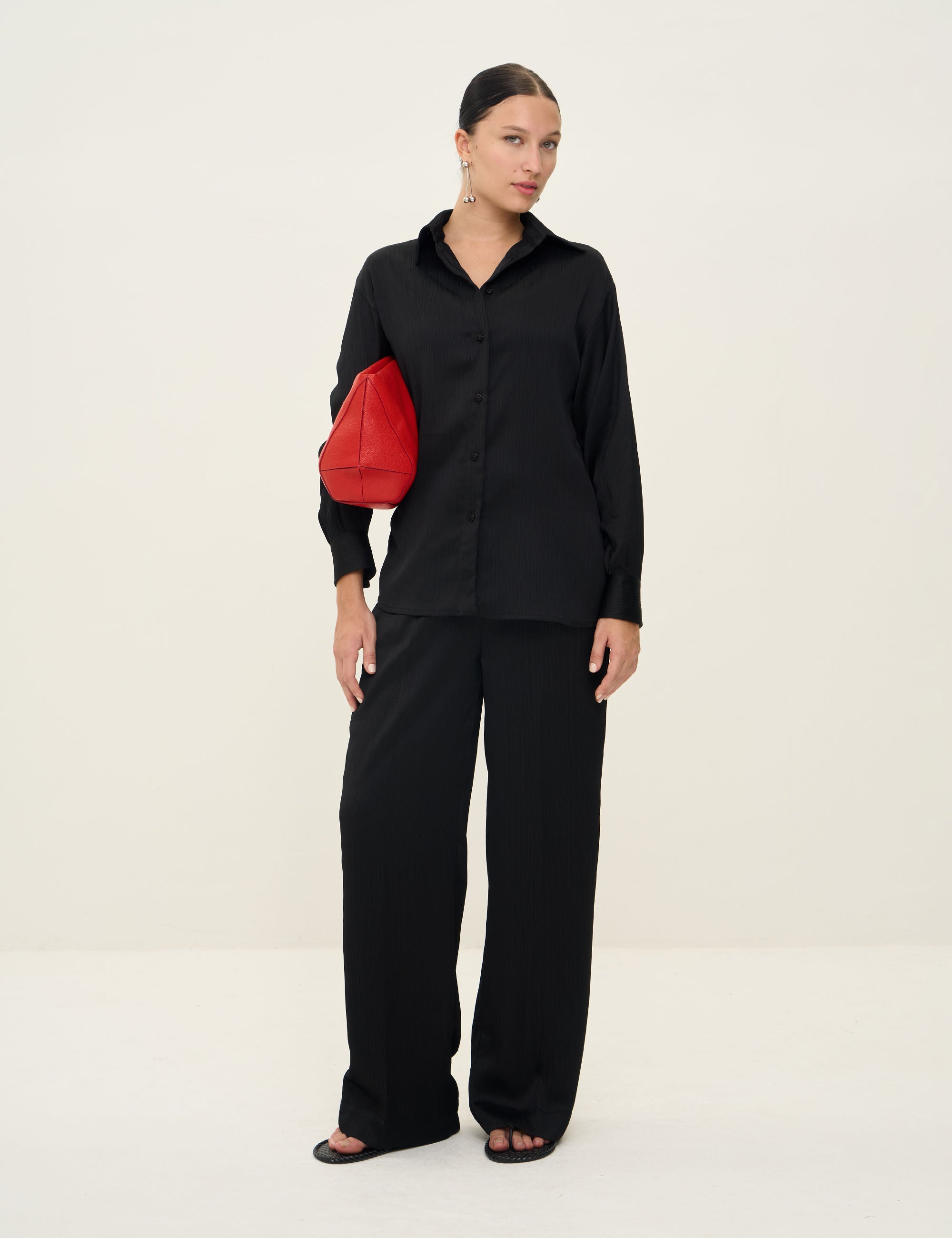 Conjunto Clarisse Crepe Preto