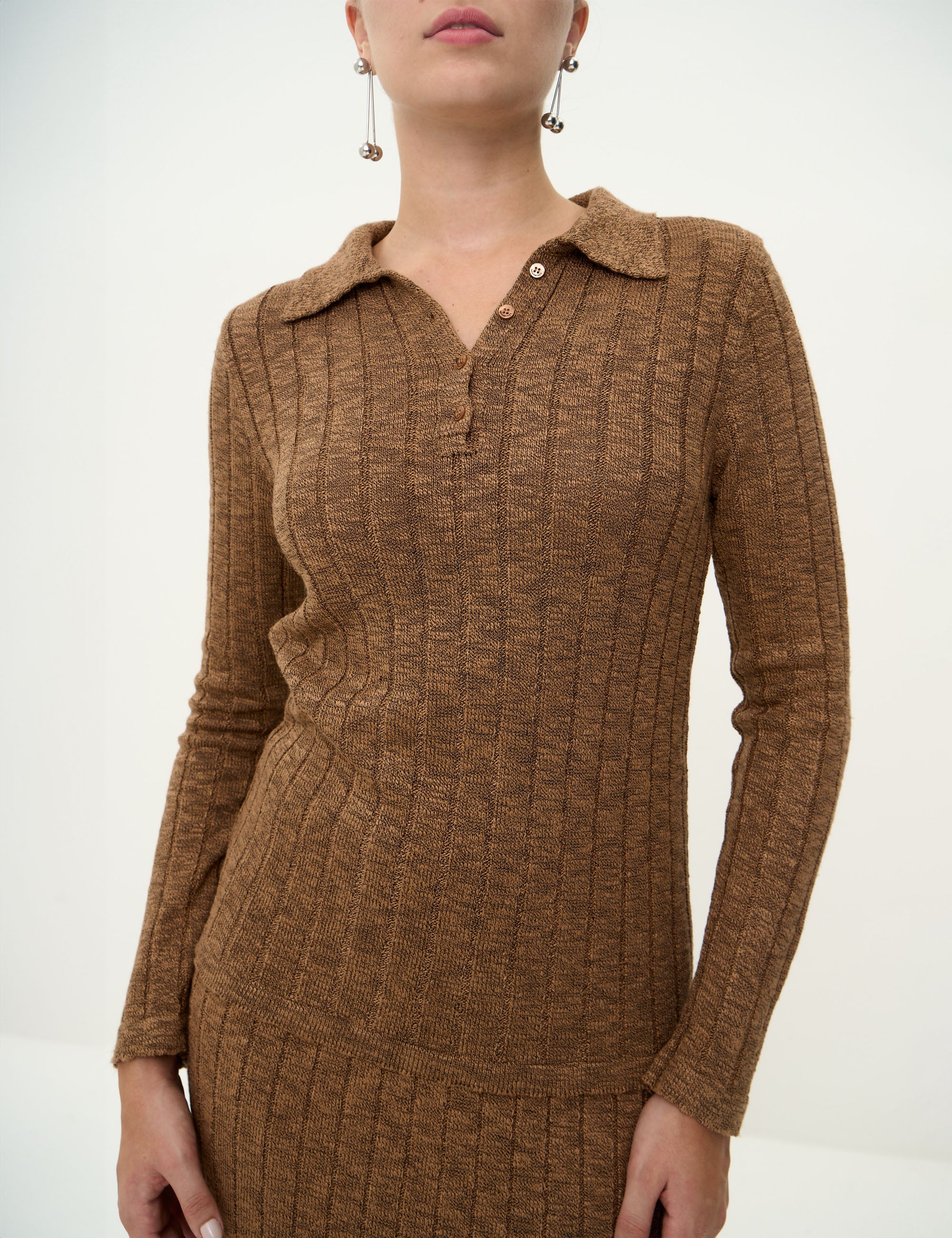 Conjunto Della Tricot Camel