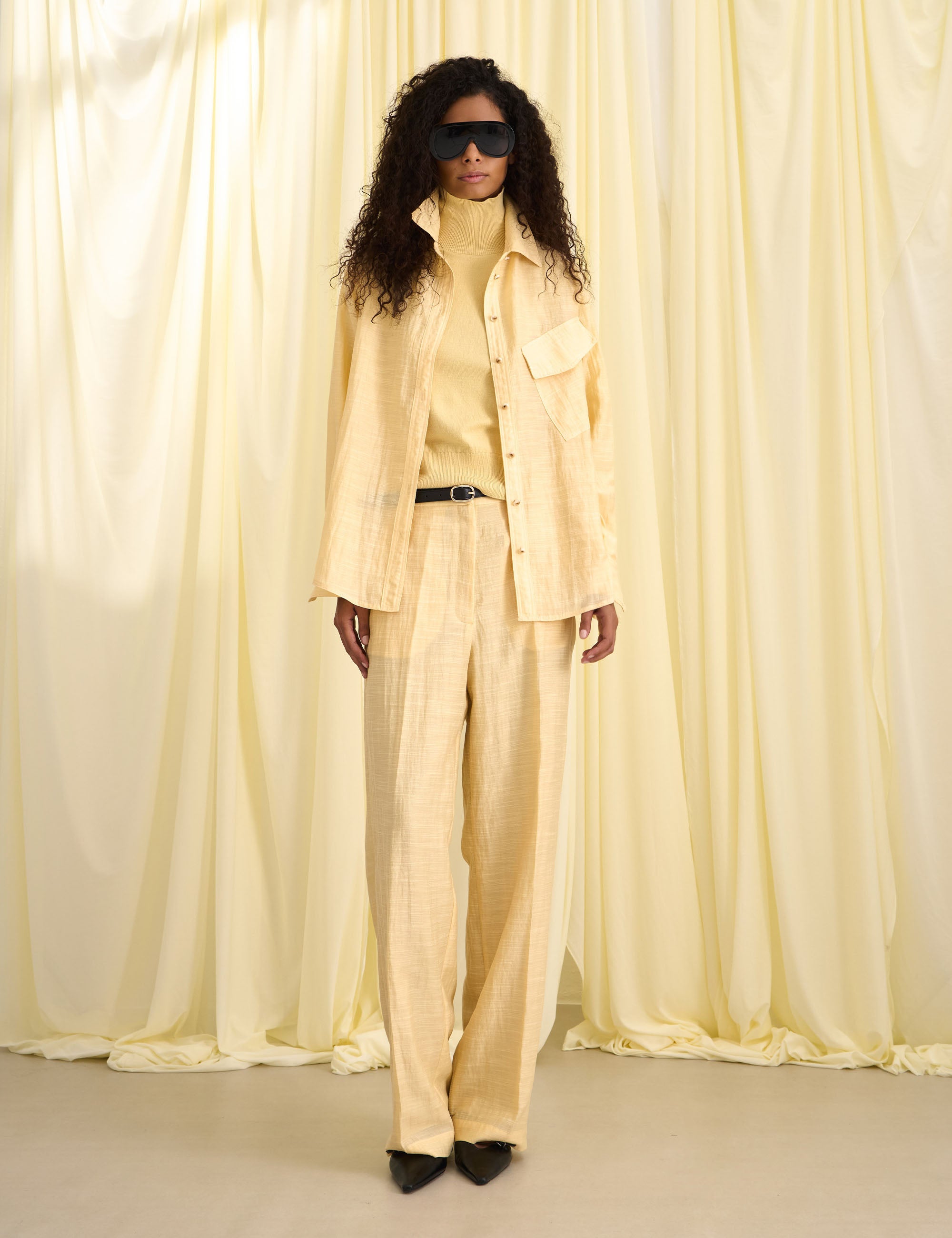 Conjunto Johana Rayon Amarelo